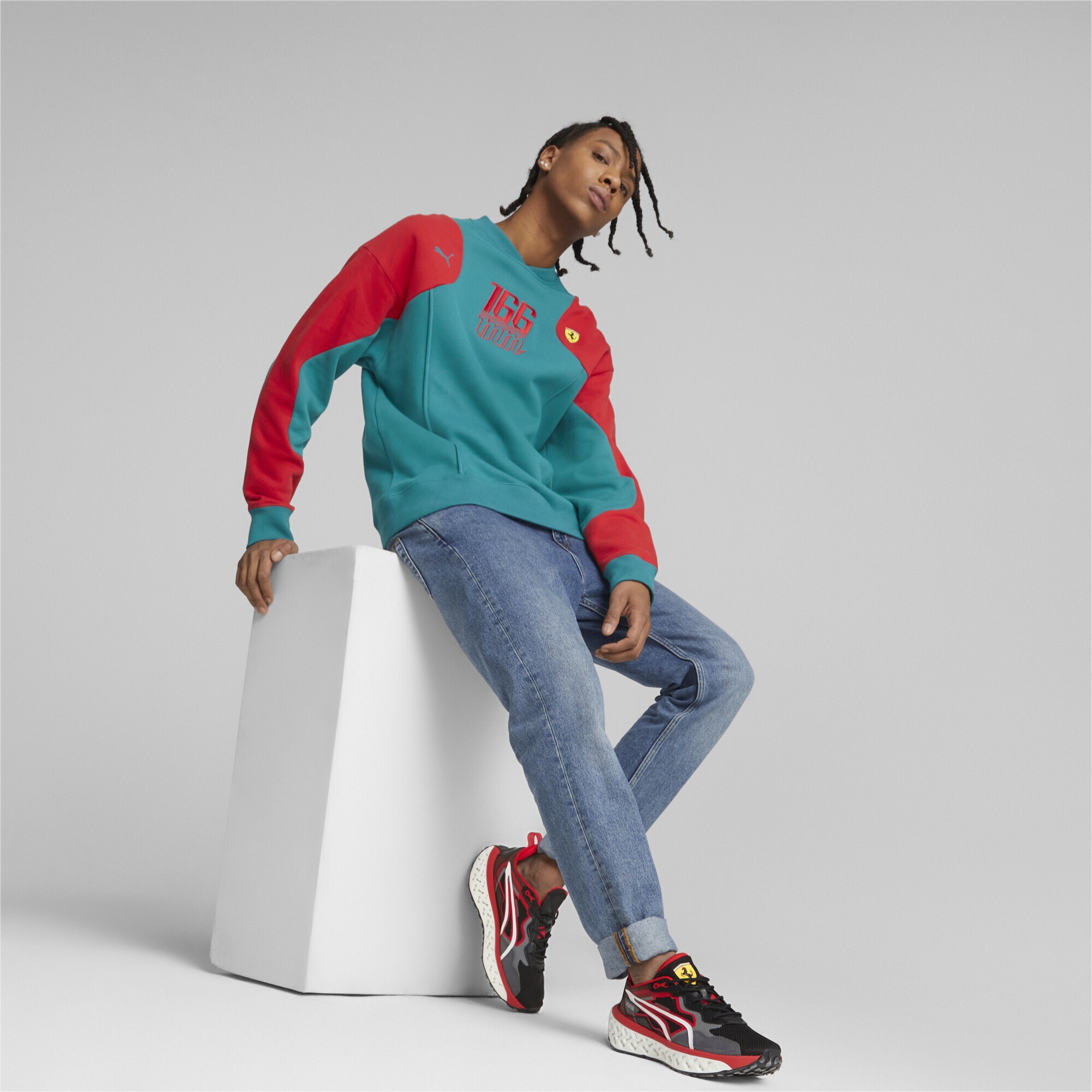 PUMA Sweatshirt »Scuderia Ferrari Statement Rundhals-Sweatshirt für Herren«