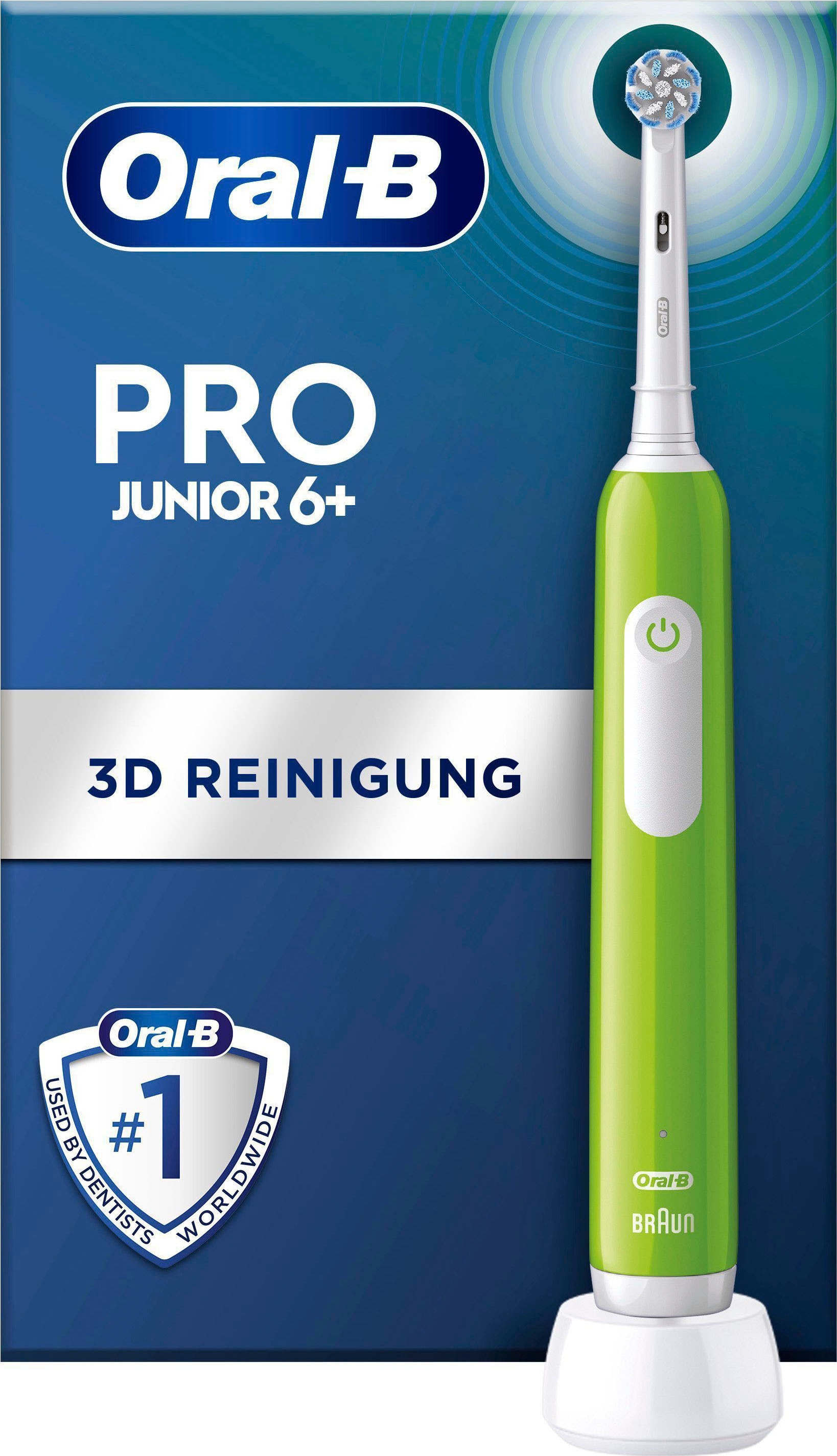 Oral-B PRO Junior 6+ Elektrische Zahnbürste für Kinder – Grün - Image 11