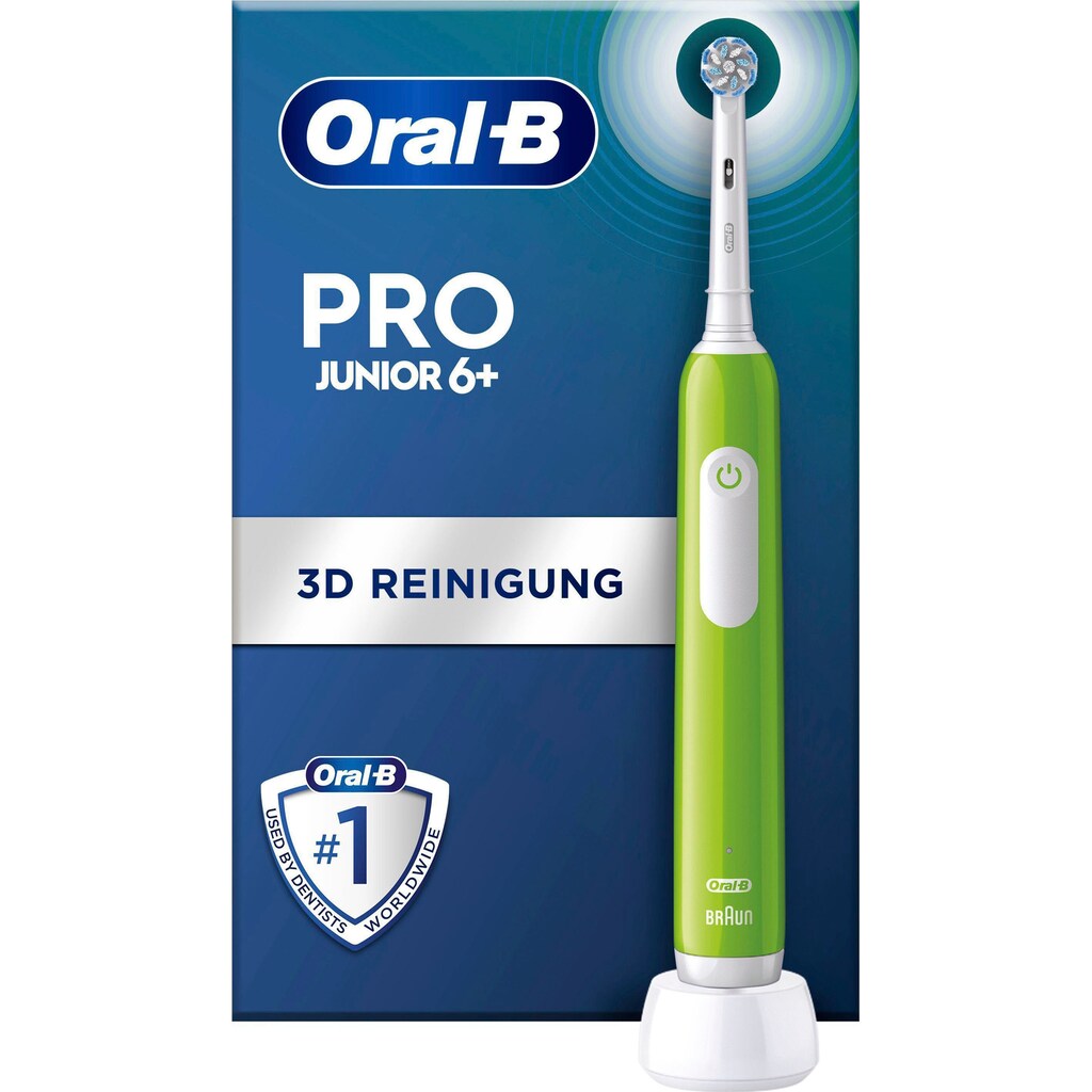 Oral-B Elektrische Zahnbürste »Pro Junior«, 1 St. Aufsteckbürsten