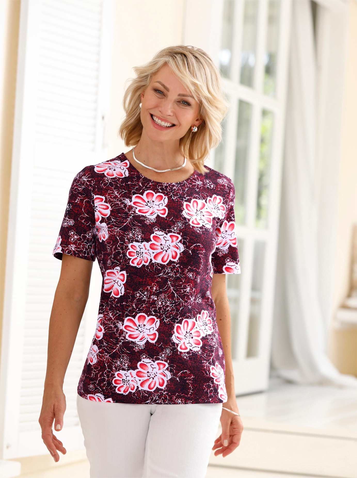 Classic Basics Kurzarmshirt "Shirt" 1 Stk. tlg. günstig online kaufen
