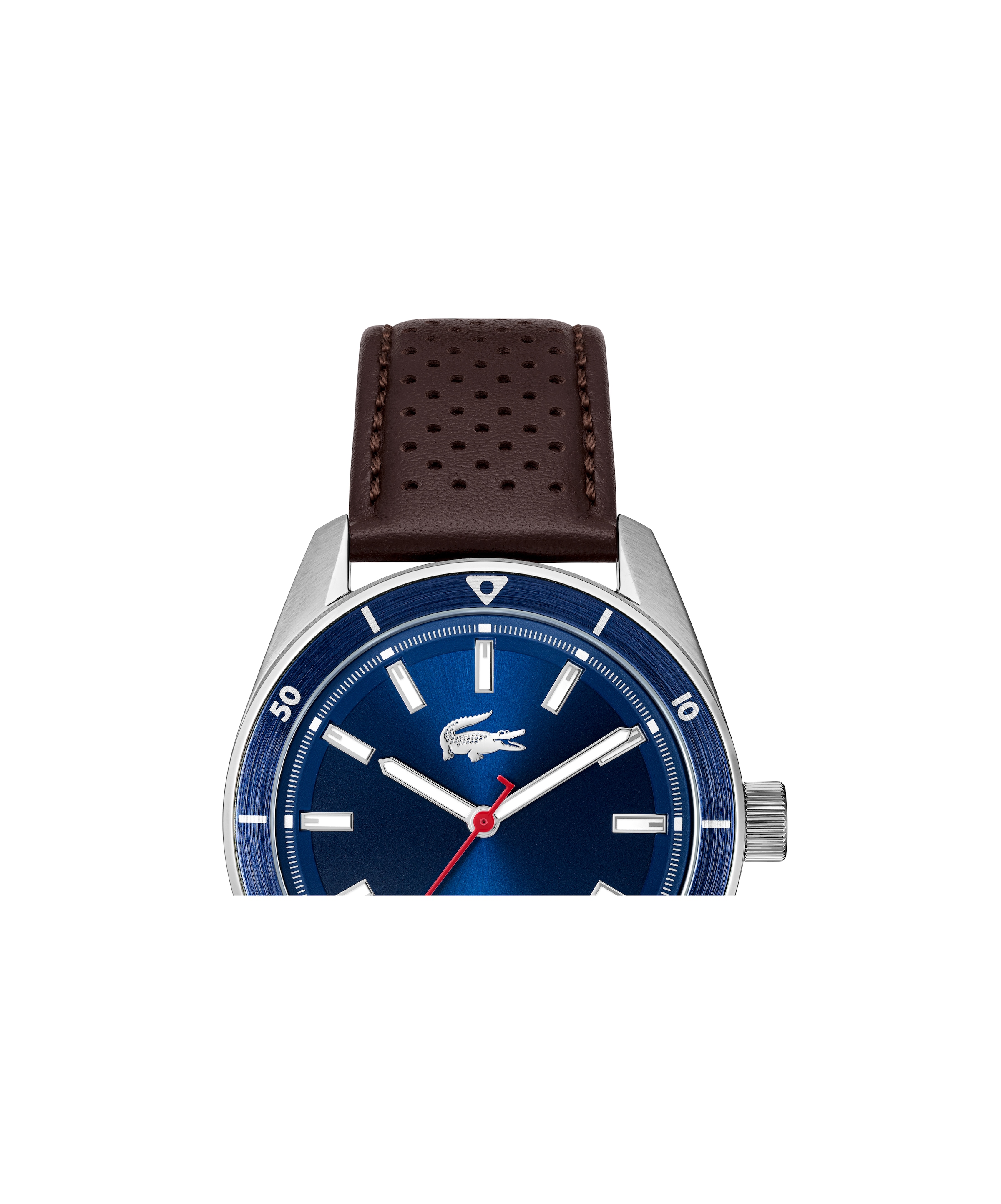 Lacoste Quarzuhr »BOSTON« Armbanduhr, Herrenuhr, Lederarmband, analog