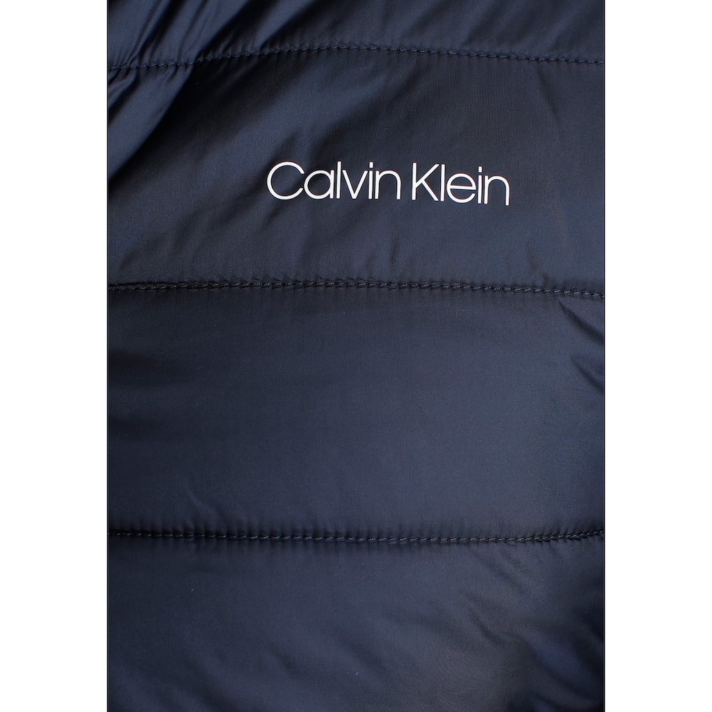 Calvin Klein Steppjacke »Side Logo«, ohne Kapuze, ohne Daune