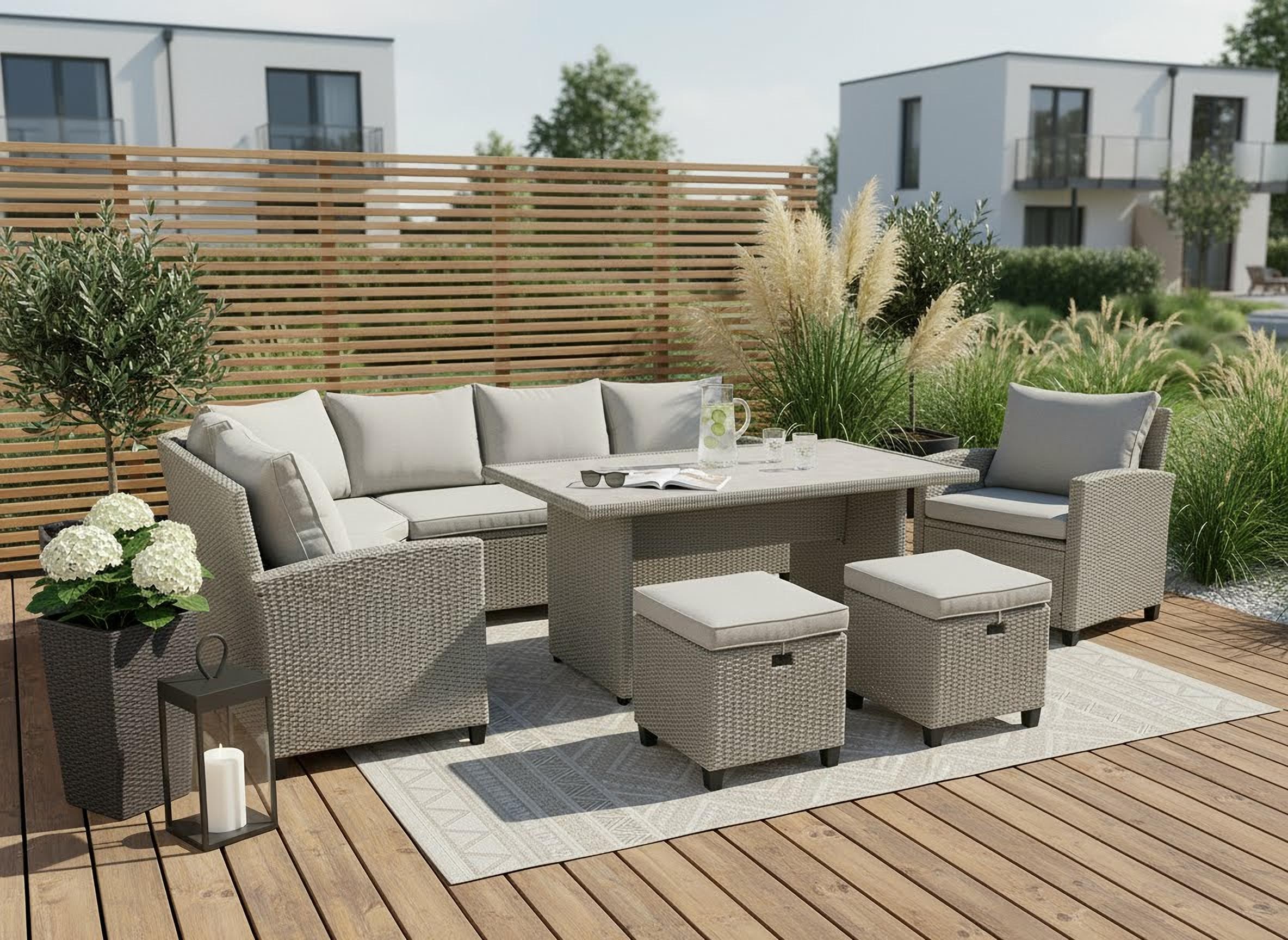 KONSTSMIDE LED Laterne »Ravello« LED-Modul 2 Stk. Warmweiß Ravello LED USB-Laterne, dimmbar