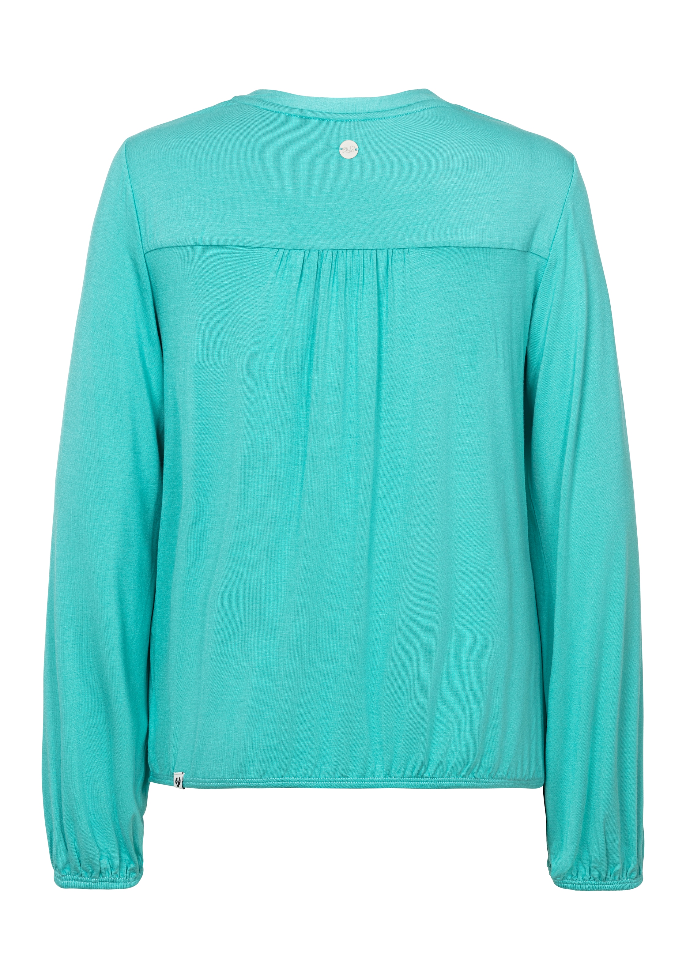 Ragwear Blusenshirt »SANTICA«, mit schmalem Stehkragen und V-Schlitz am Ausschnitt