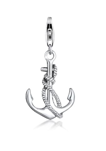 Charm-Einhänger »Anker Maritim Meer Trend Symbol 925 Silber«