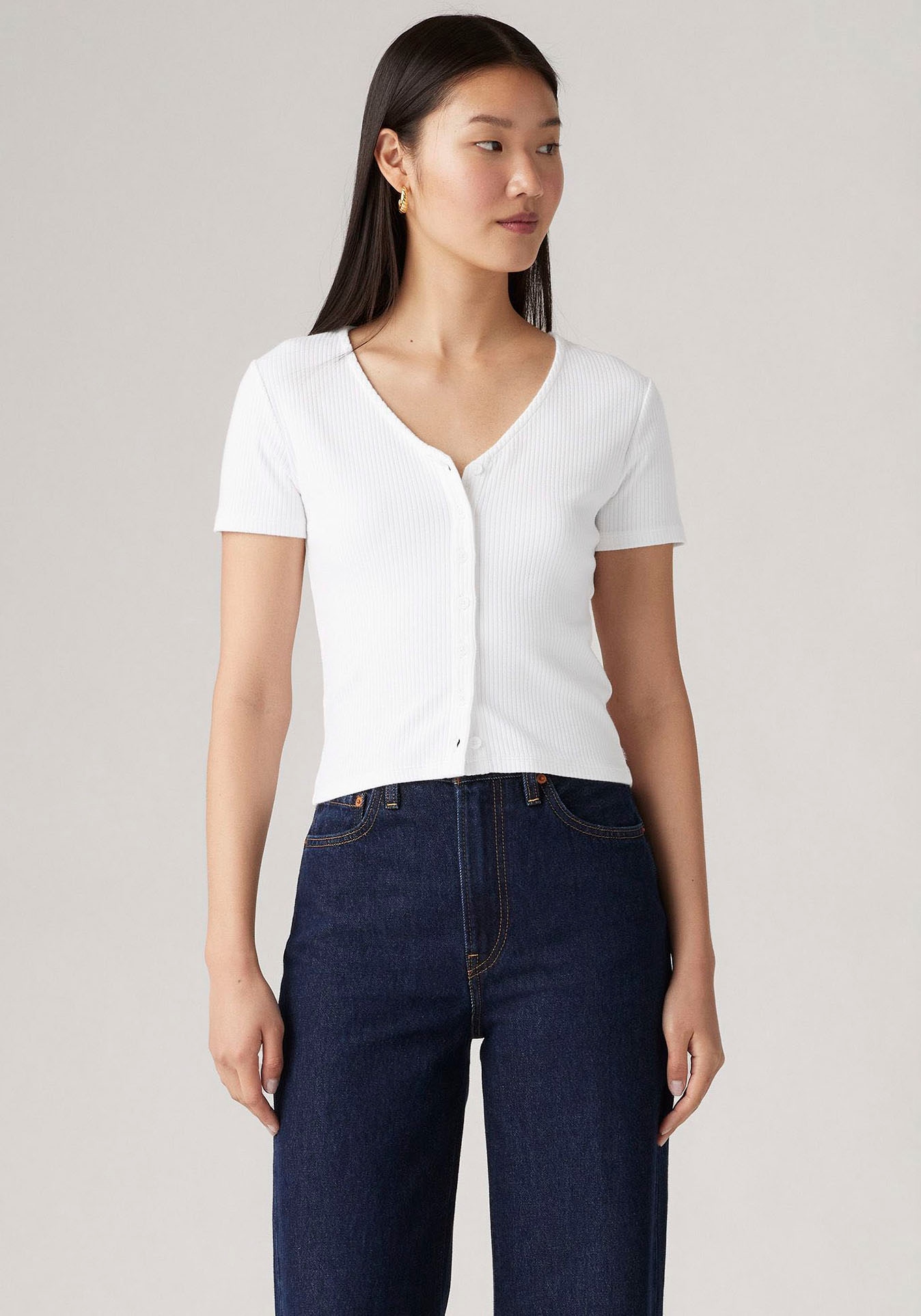 Levis V-Shirt, mit Knopfleiste günstig online kaufen