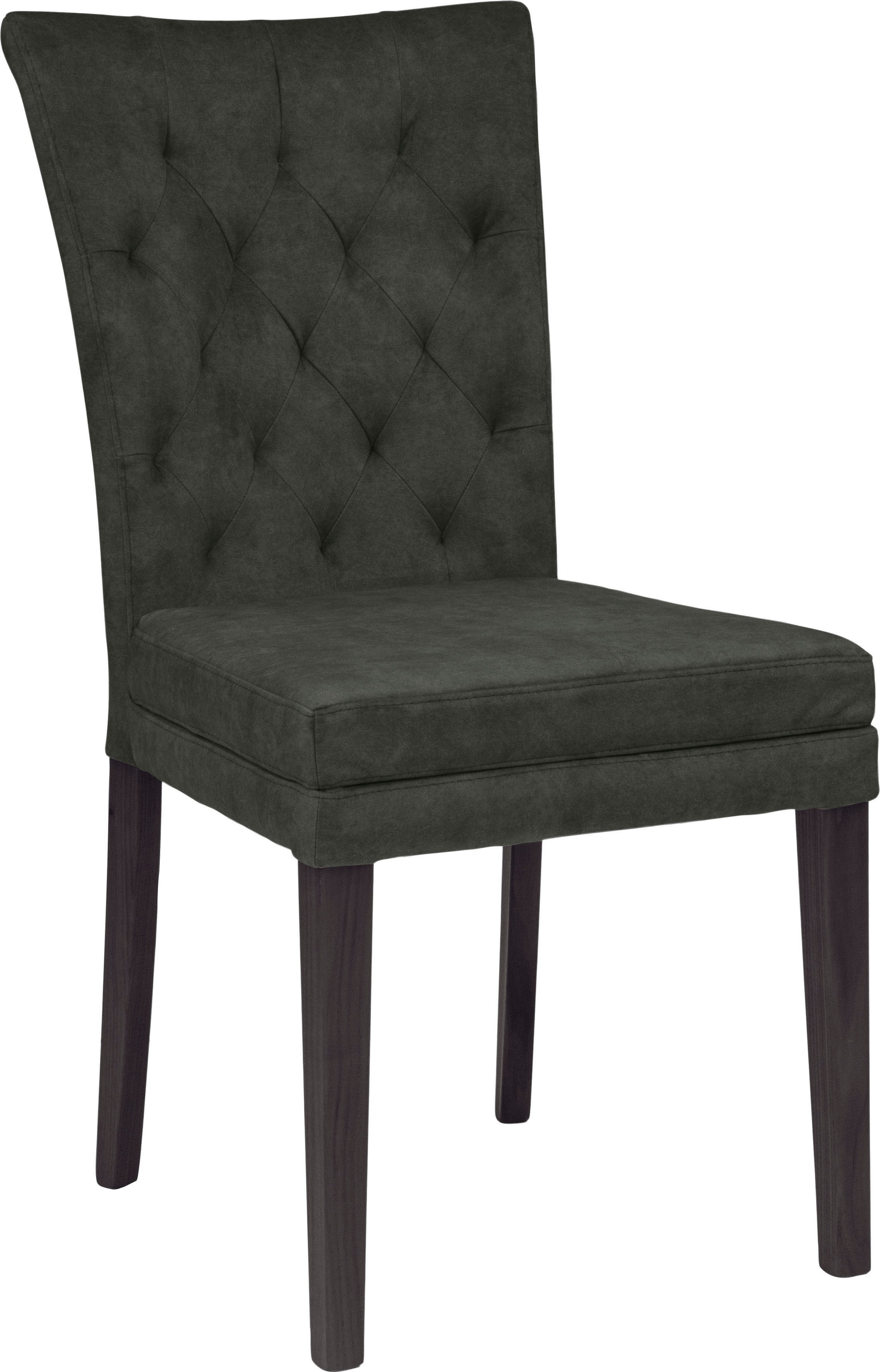 Home affaire 4-Fußstuhl "Colorado" (Set) 2 Stk.Beine aus Buche, wengefarben günstig online kaufen