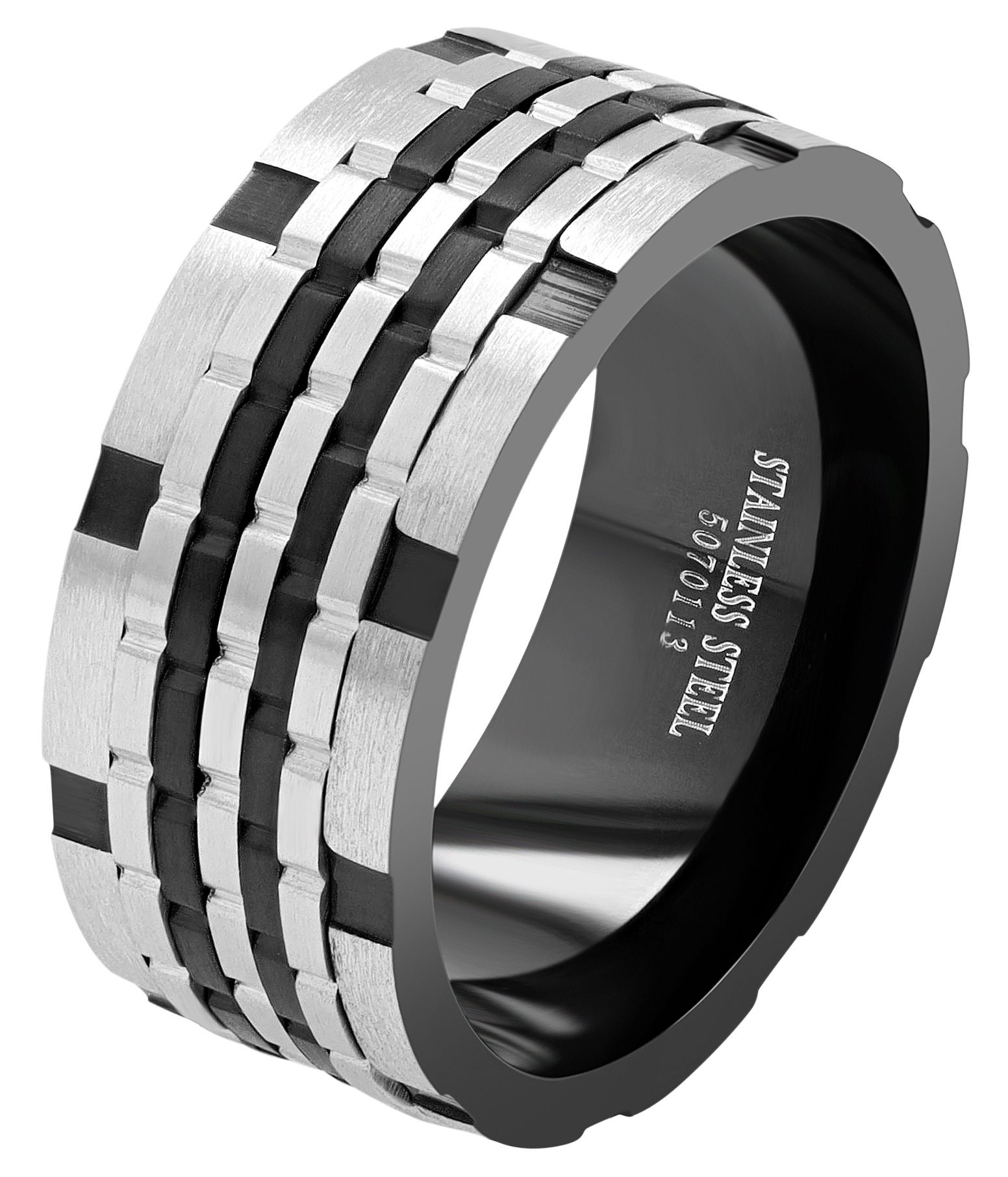 Adelia´s Fingerring »Herren Ring aus Edelstahl« Zum Verschenken – ideal zum Weihnachten