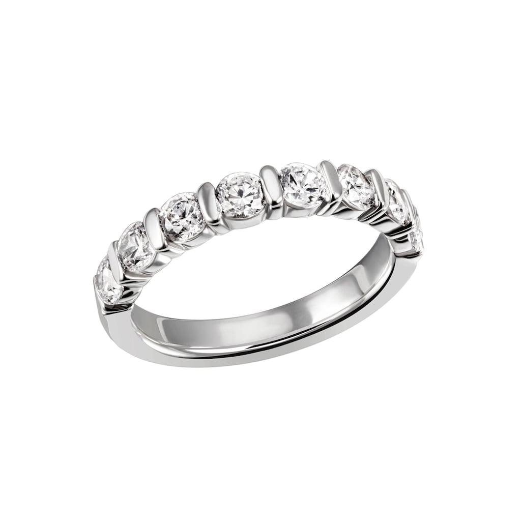 Firetti Fingerring »Schmuck Geschenk Silber 925 Silberring Ring Memoire-Optik glitzernd«