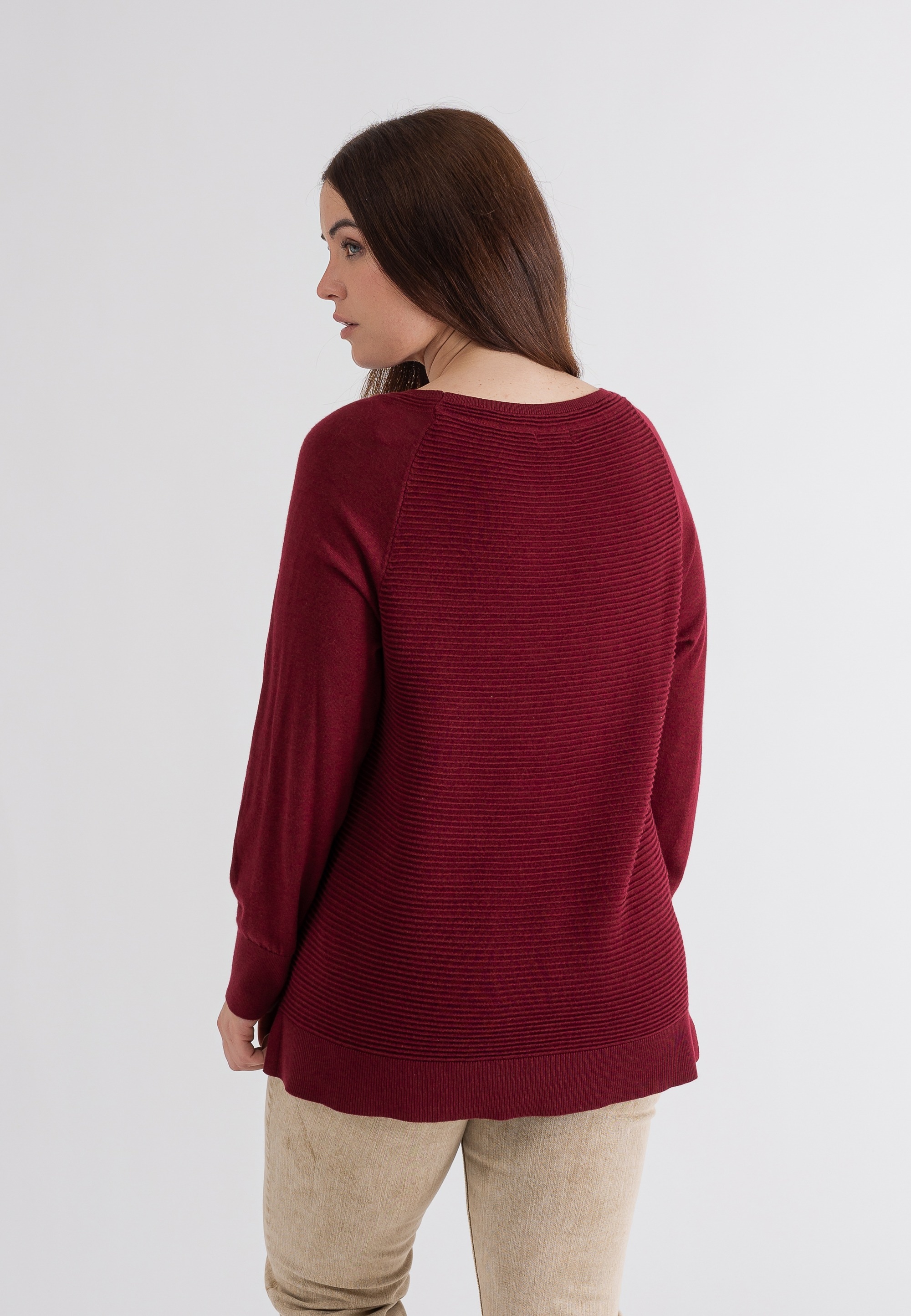 October Sweatshirt, mit seitlichen Schlitzen am Saum
