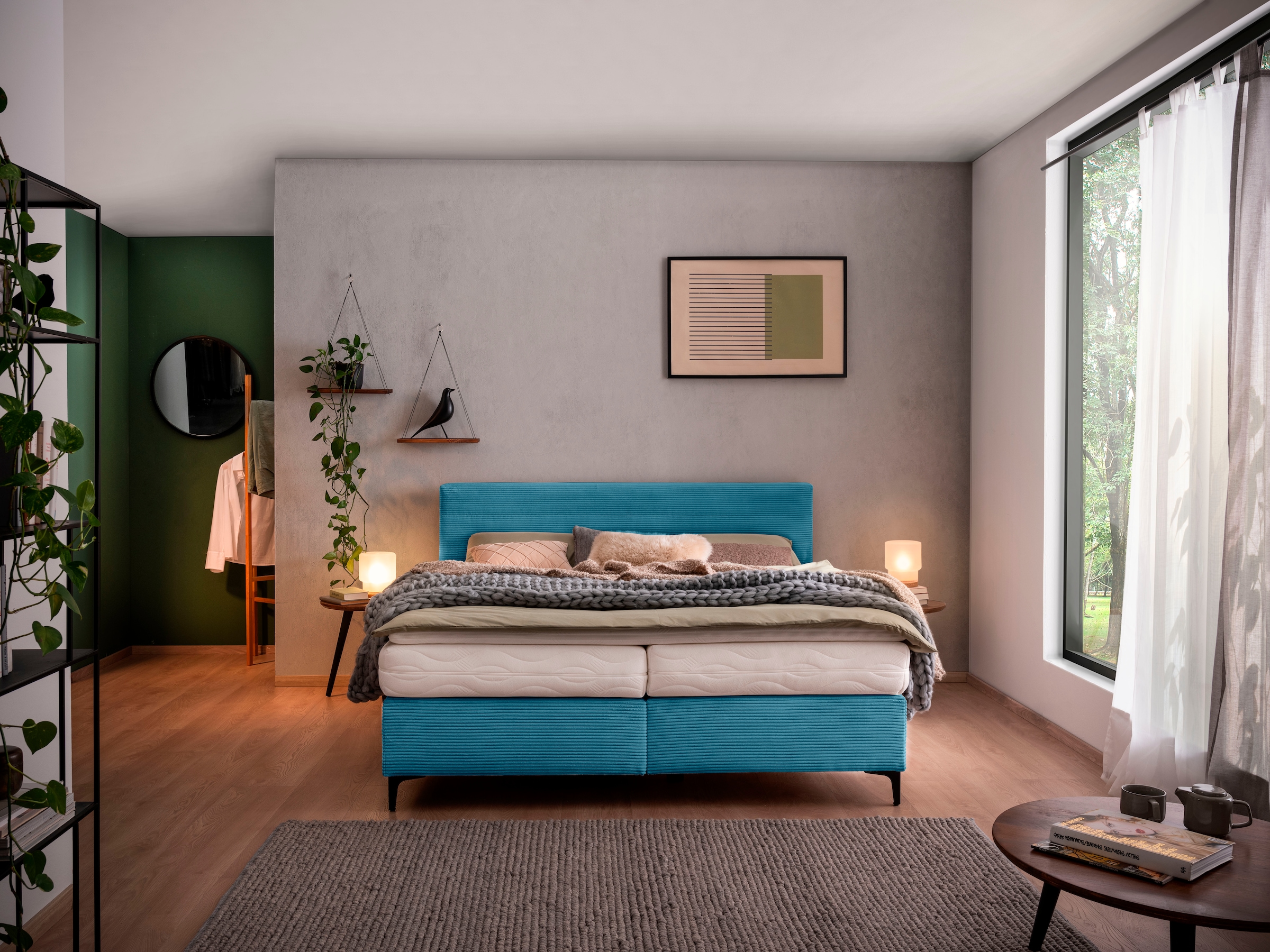 alina Boxspringbett »Pico«, inkl. Matratzen und Topper