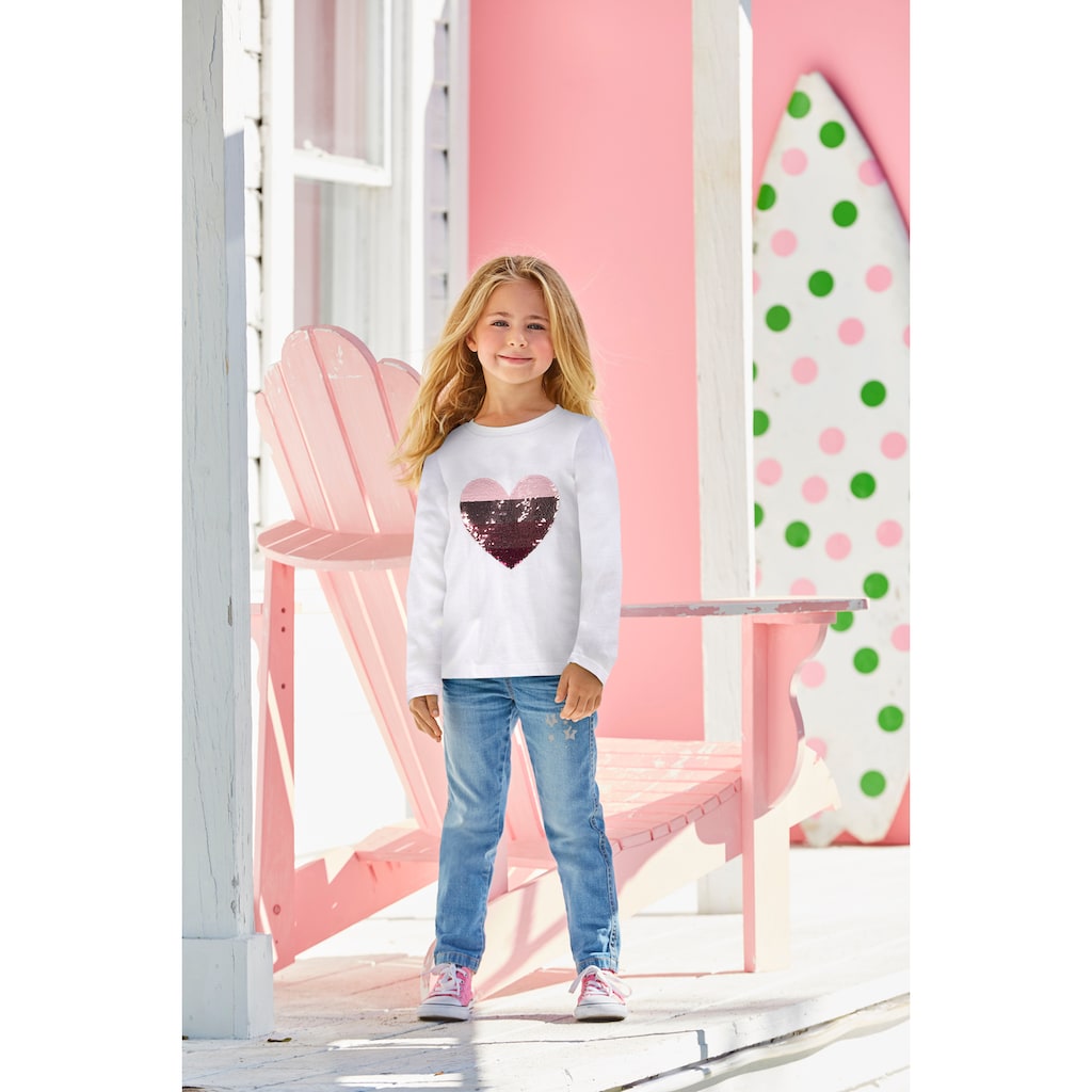 KIDSWORLD Langarmshirt »für kleine Mädchen«