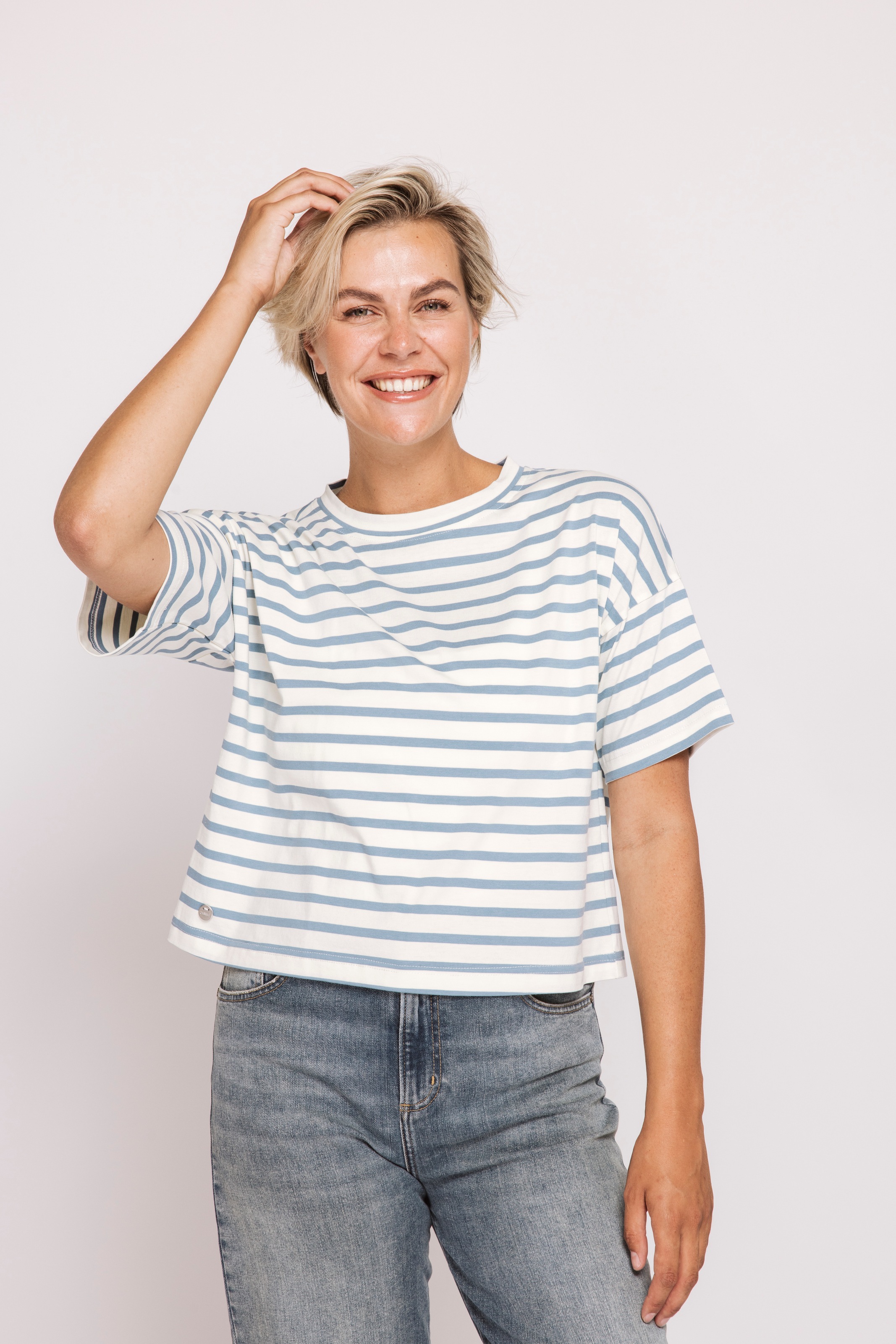 Zhrill Rundhalsshirt "ZHGADY Ringel Shirt" in Ringel-Optik günstig online kaufen