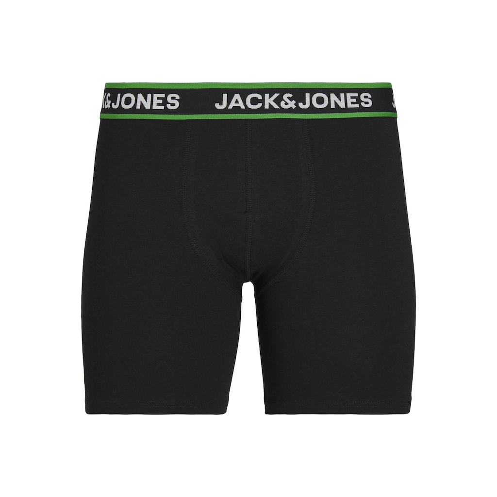 Jack & Jones Boxershorts »JACLIME SOLID BOXER BRIEFS 5 PACK«