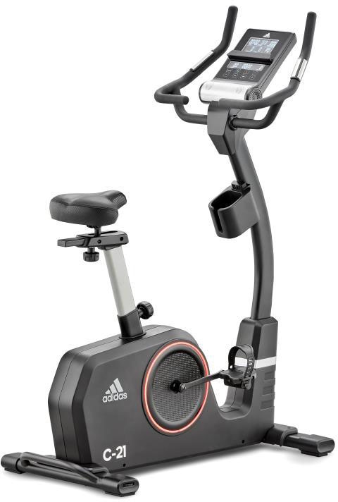 adidas Performance Ergometer "C-21", (mit Tablet-Halterung, LED-Beleuchtung, mit Bluetooth und App-Funktion), Schwungmas