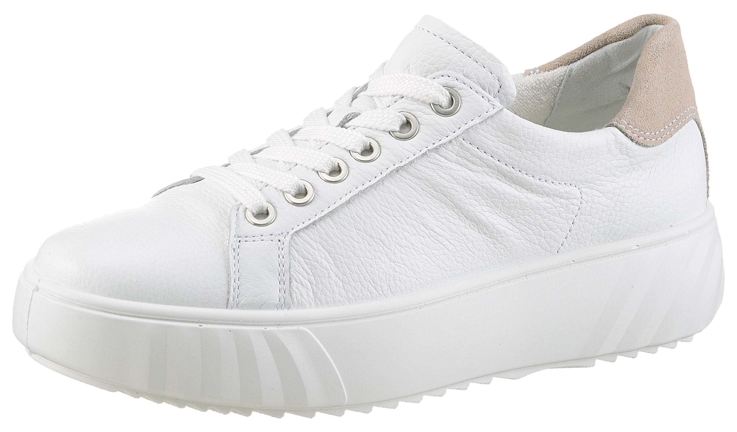 Ara Plateausneaker »MONACO«, Freizeitschuh, Halbschuh, Schnürschuh, mit Wechselfußbett, H-Weite