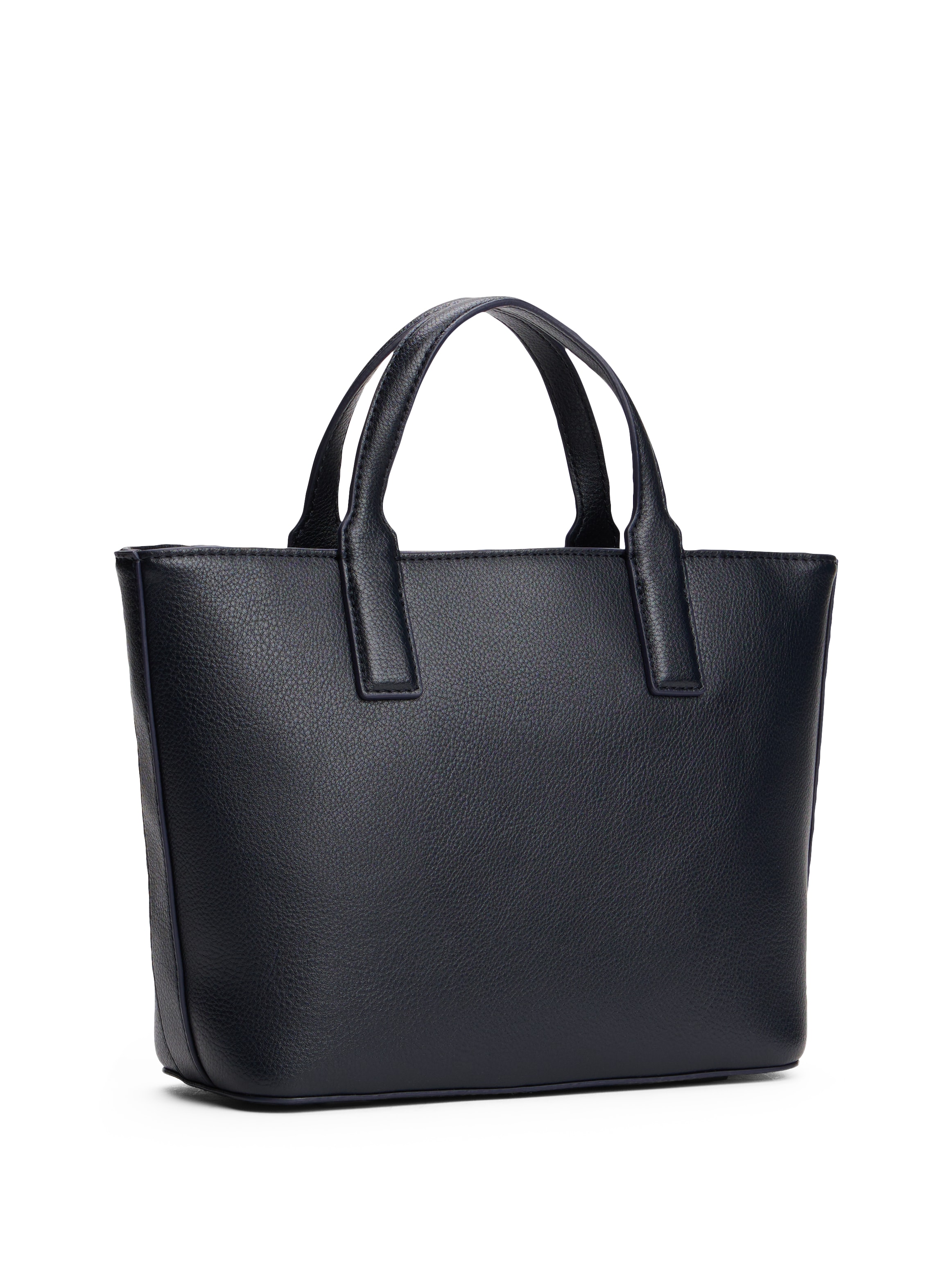 Tommy Hilfiger Henkeltasche »TH LOGOTAPE MINI TOTE«, Damen Umhängetasche, Schultertasche mit doppeltem Henkel