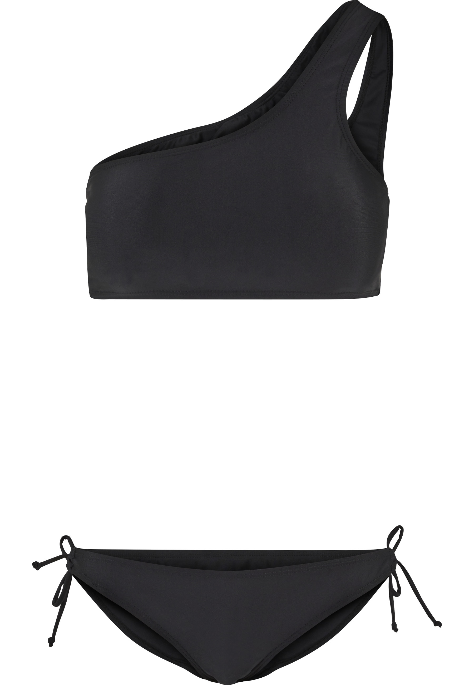 URBAN CLASSICS Bügel-Tankini "Urban Classics Damen Ladies Asymmetric Bikini"