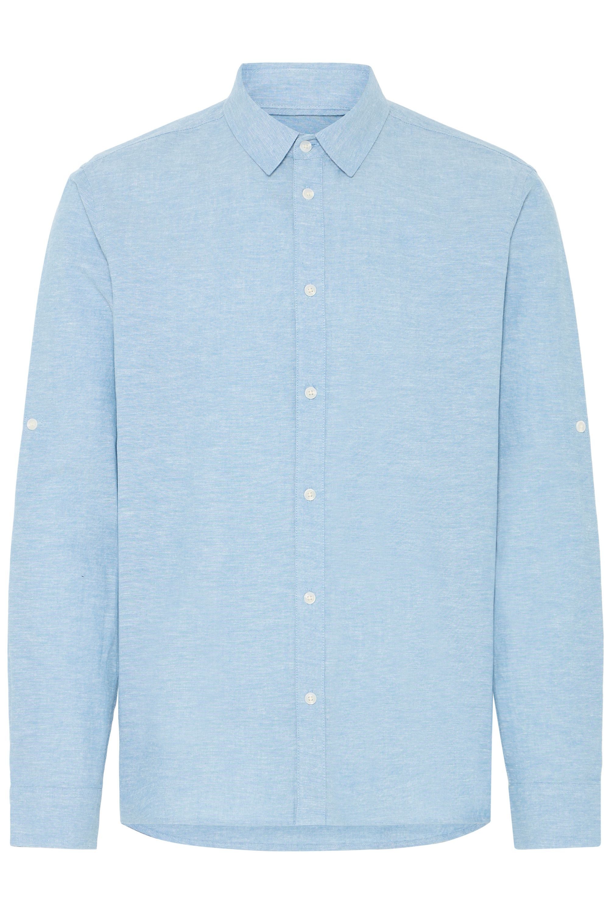 Blend Leinenhemd "BHAban Slub Linen Mix" Slub Hemd Leinen Mix günstig online kaufen