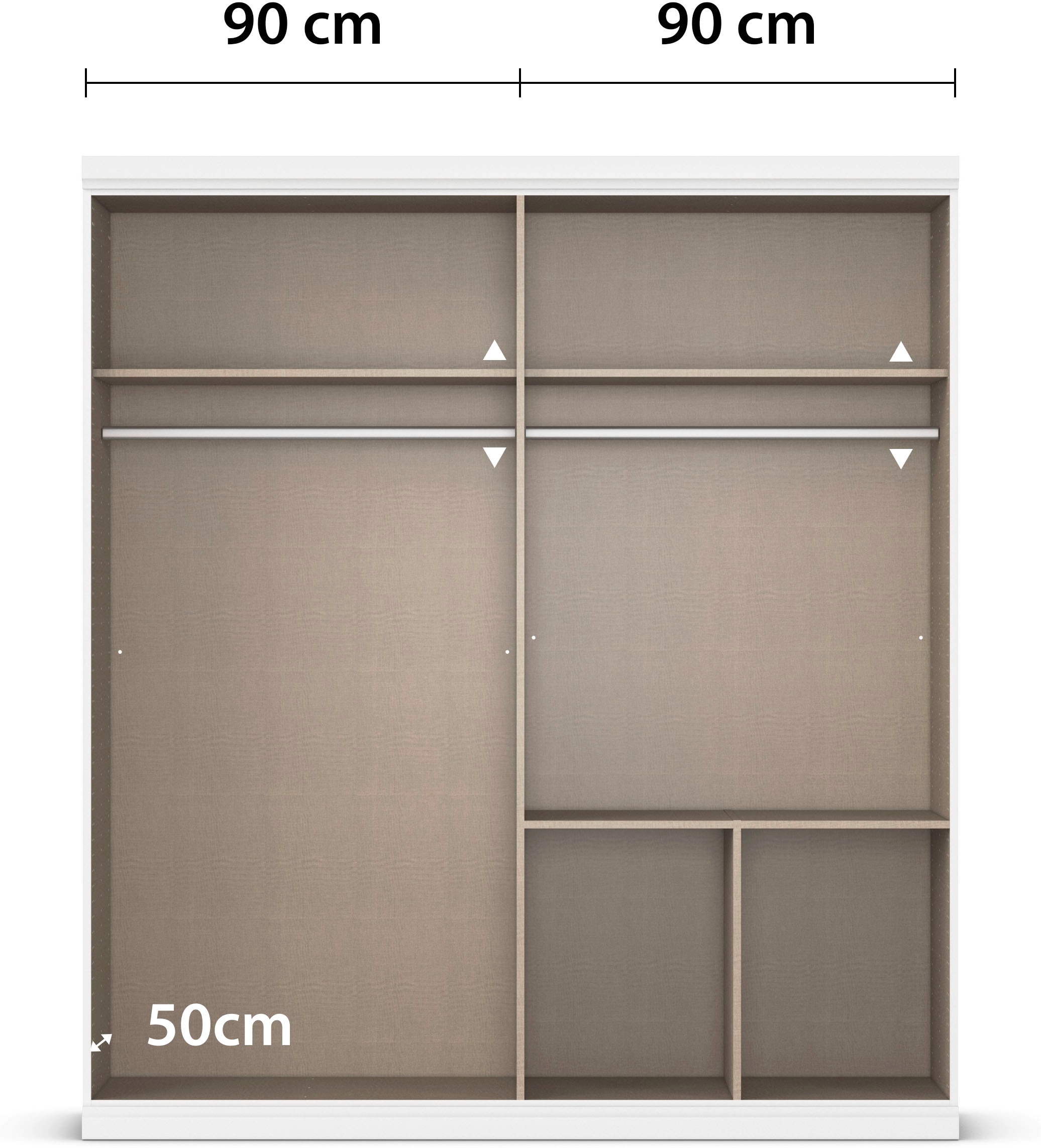 rauch Jugendzimmer-Set »Marlene«, (Set, 4 tlg., in 3 verschiedenen Ausstattungen BASIC/CLASSIC/PREMIUM), erhältlich in verschiedenen Bett- und Schrank-Breiten MADE IN GERMANY