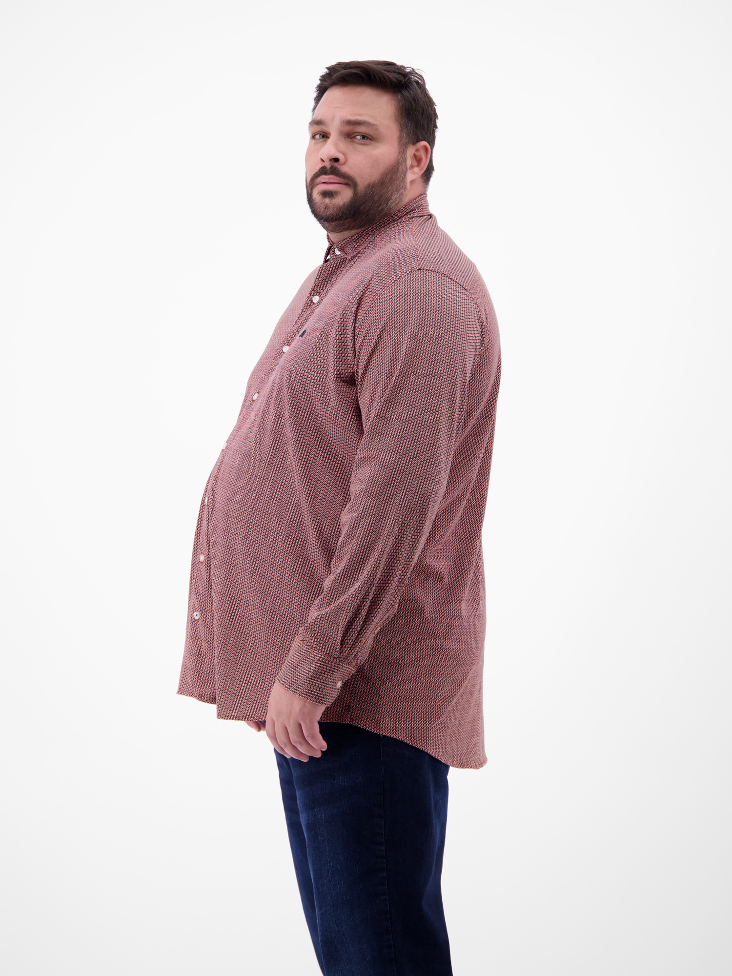 Thumbnail - LERROS Karohemd "Übergrössen-Hemd mit Minimal-Karomuster"