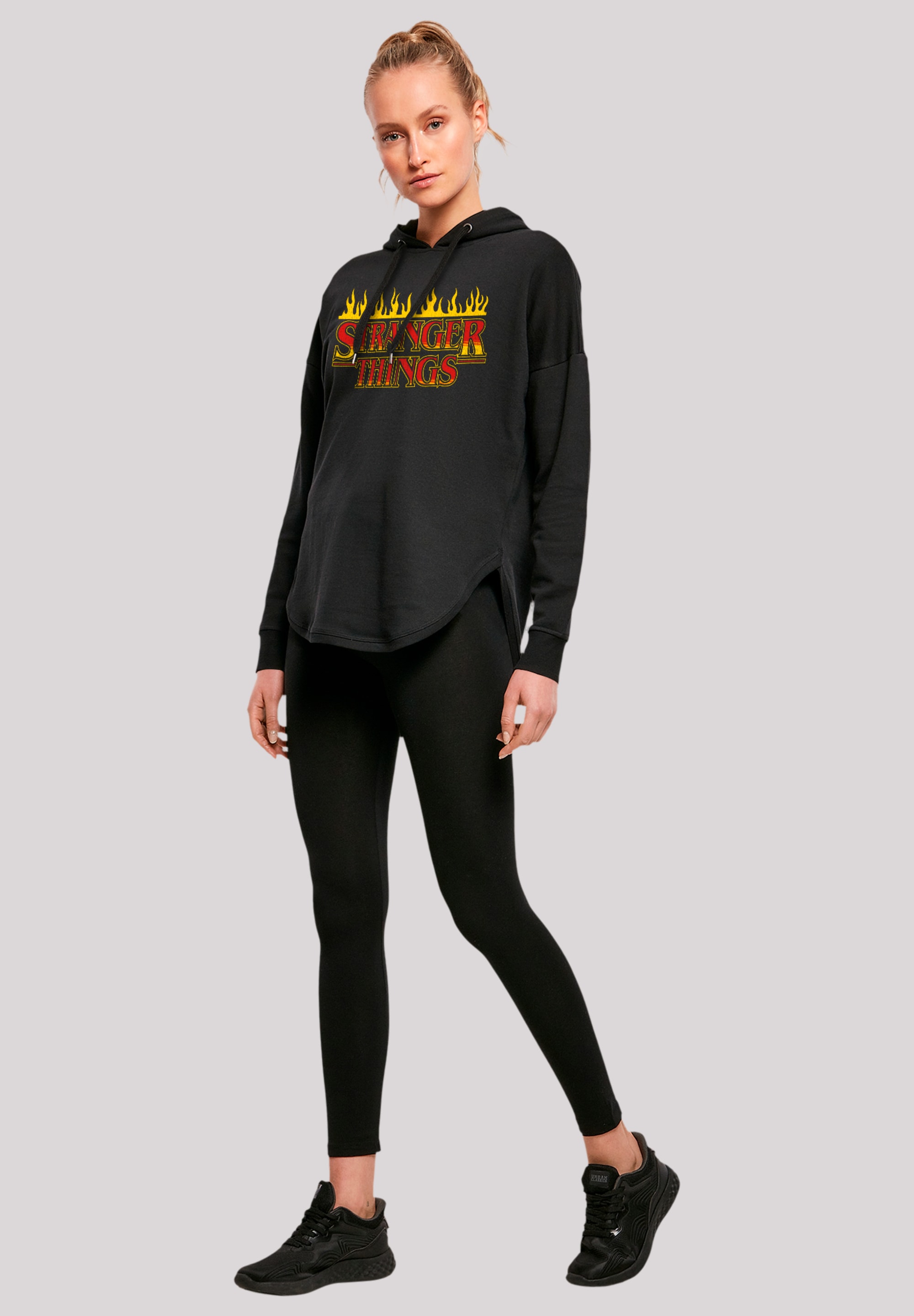 F4NT4STIC Kapuzenpullover »Stranger Things Fire Logo Men Netflix TV Series«, Premium Qualität