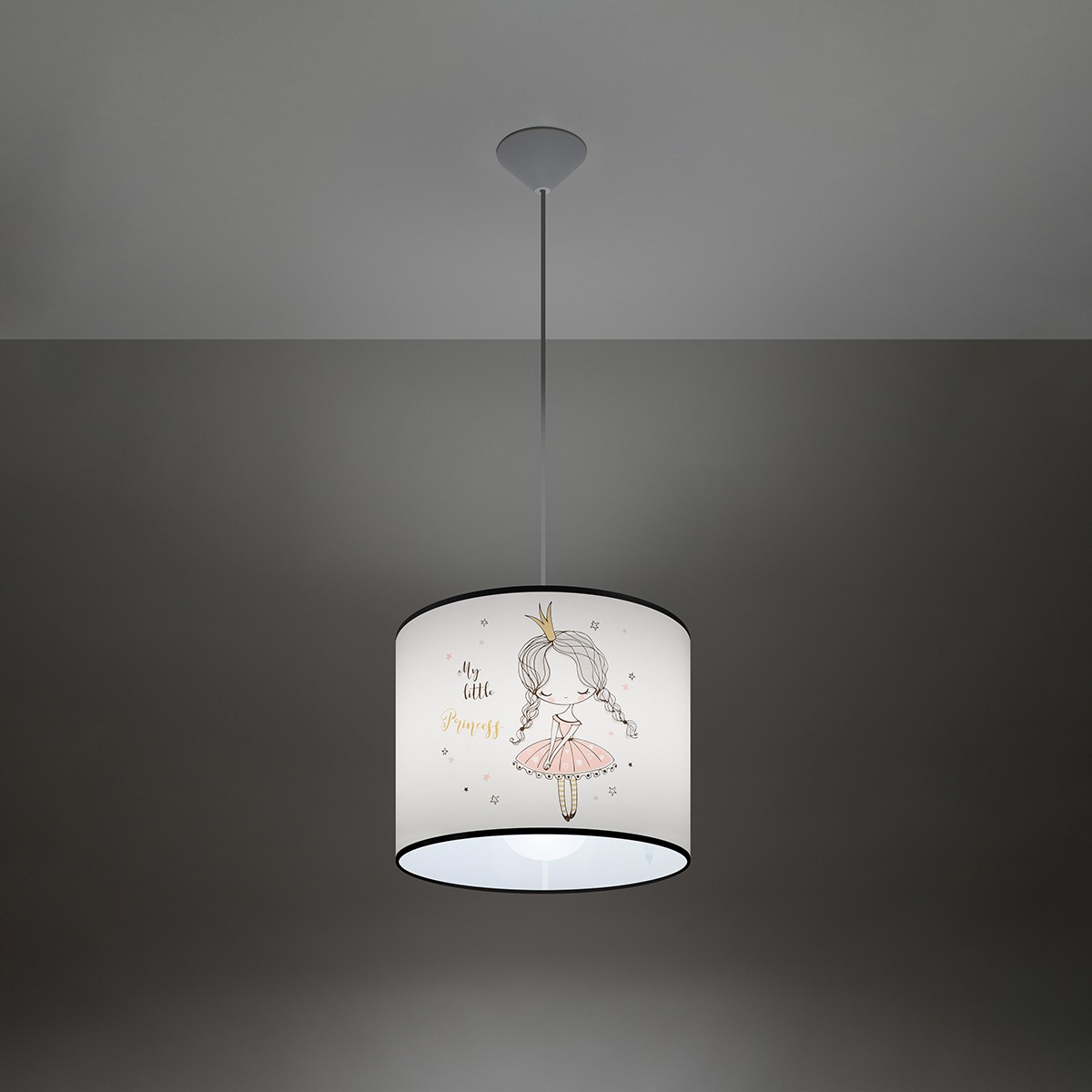 SOLLUX lighting Pendelleuchte »Pendelleuchte PRINCESS 30«, 1 flammig, Leuchtmittel E27 | ohne Leuchtmittel, Streulicht