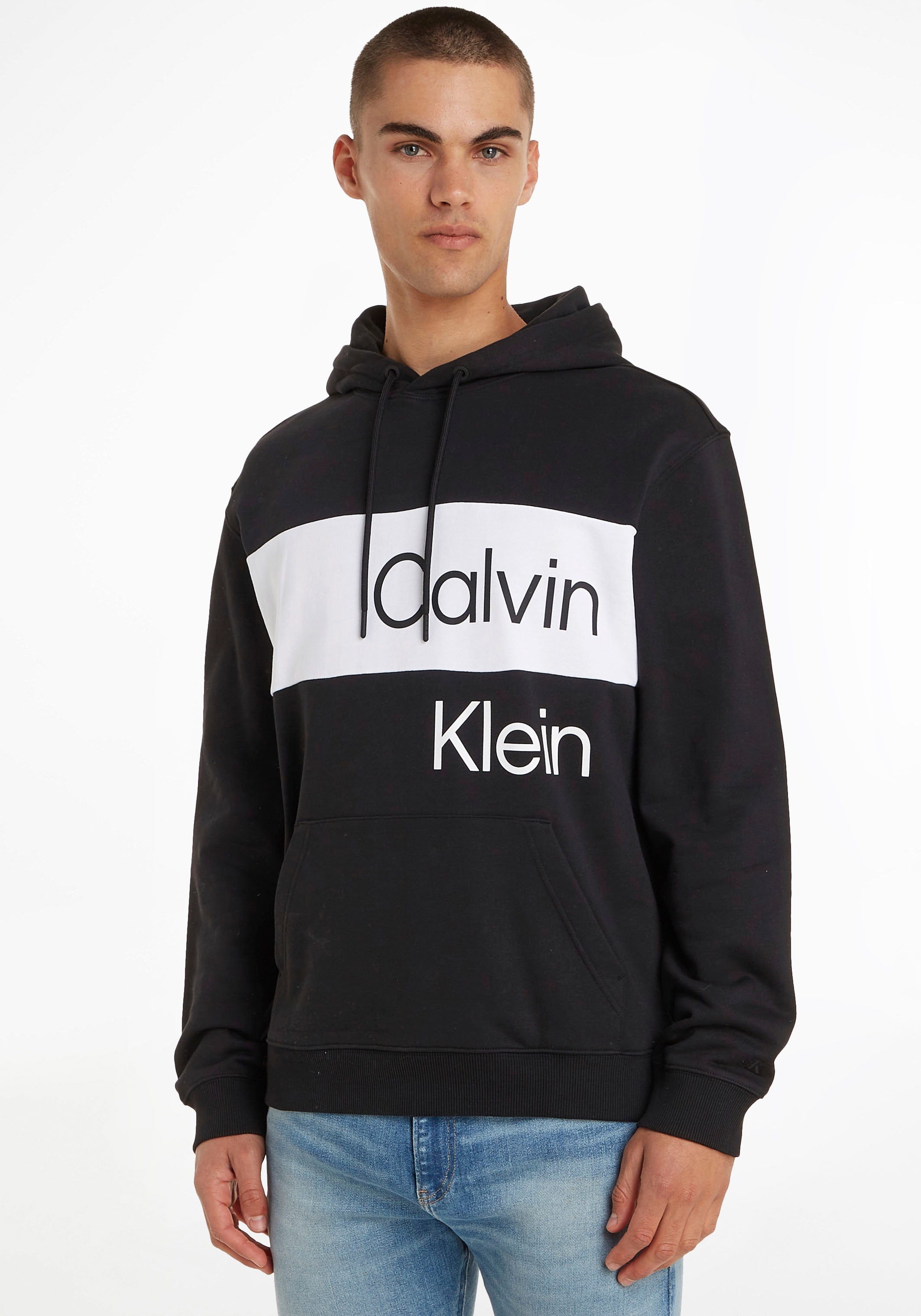 Calvin Klein Jeans Kapuzensweatshirt »INSTITUTIONAL HOODIE« für BAUR BLOCKING | ▷