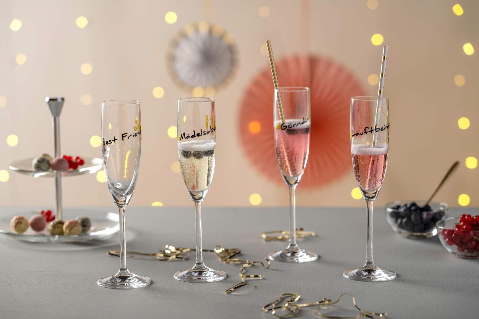 LEONARDO Sektglas »Sektgläser Presente 200 ml 4er Set transparent«