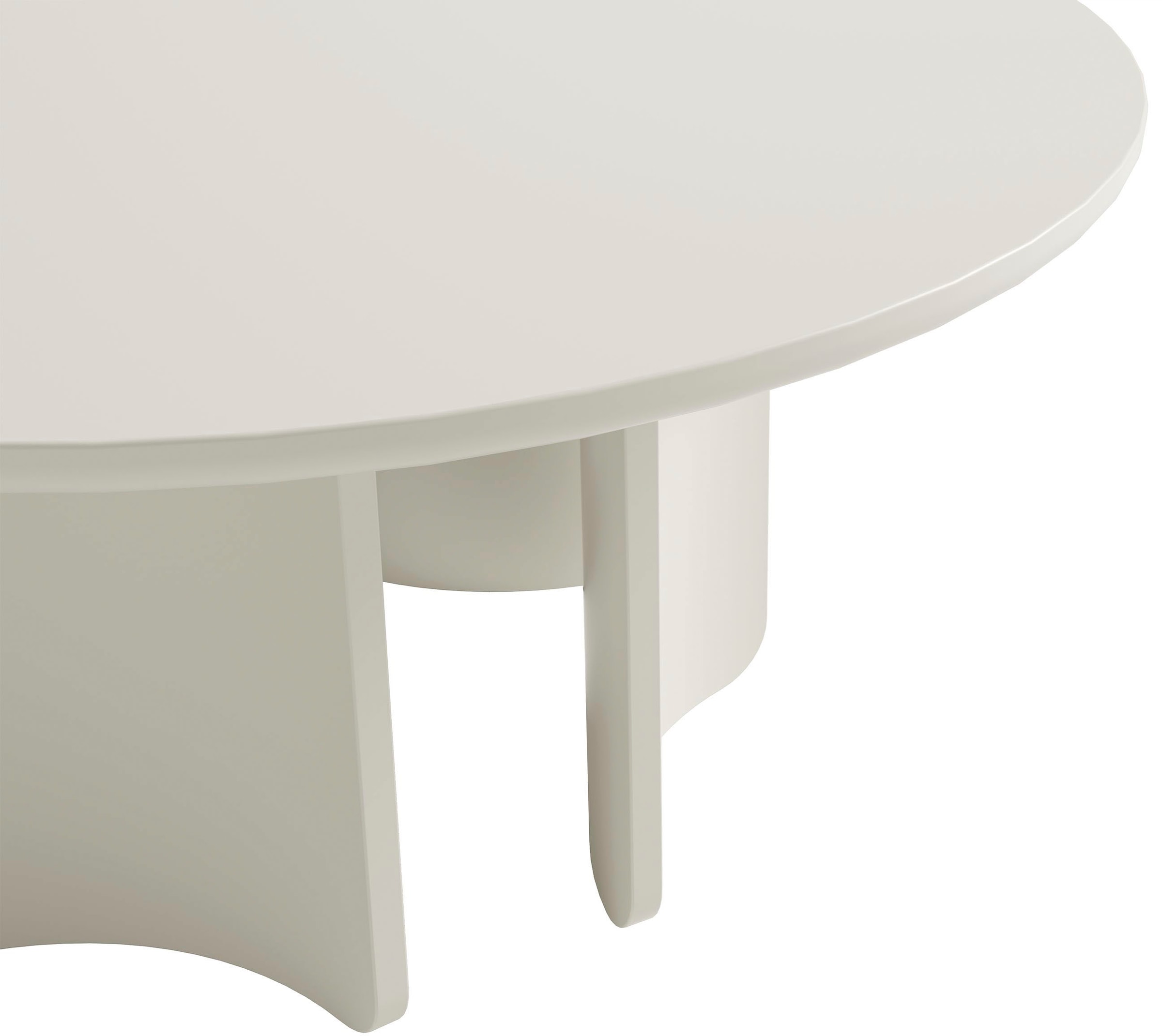 SCHÖNER WOHNEN-Kollektion Couchtisch »MOLDE« 1 Stk. tlg. 80 cm, mit variabel montierbarem Untergestell