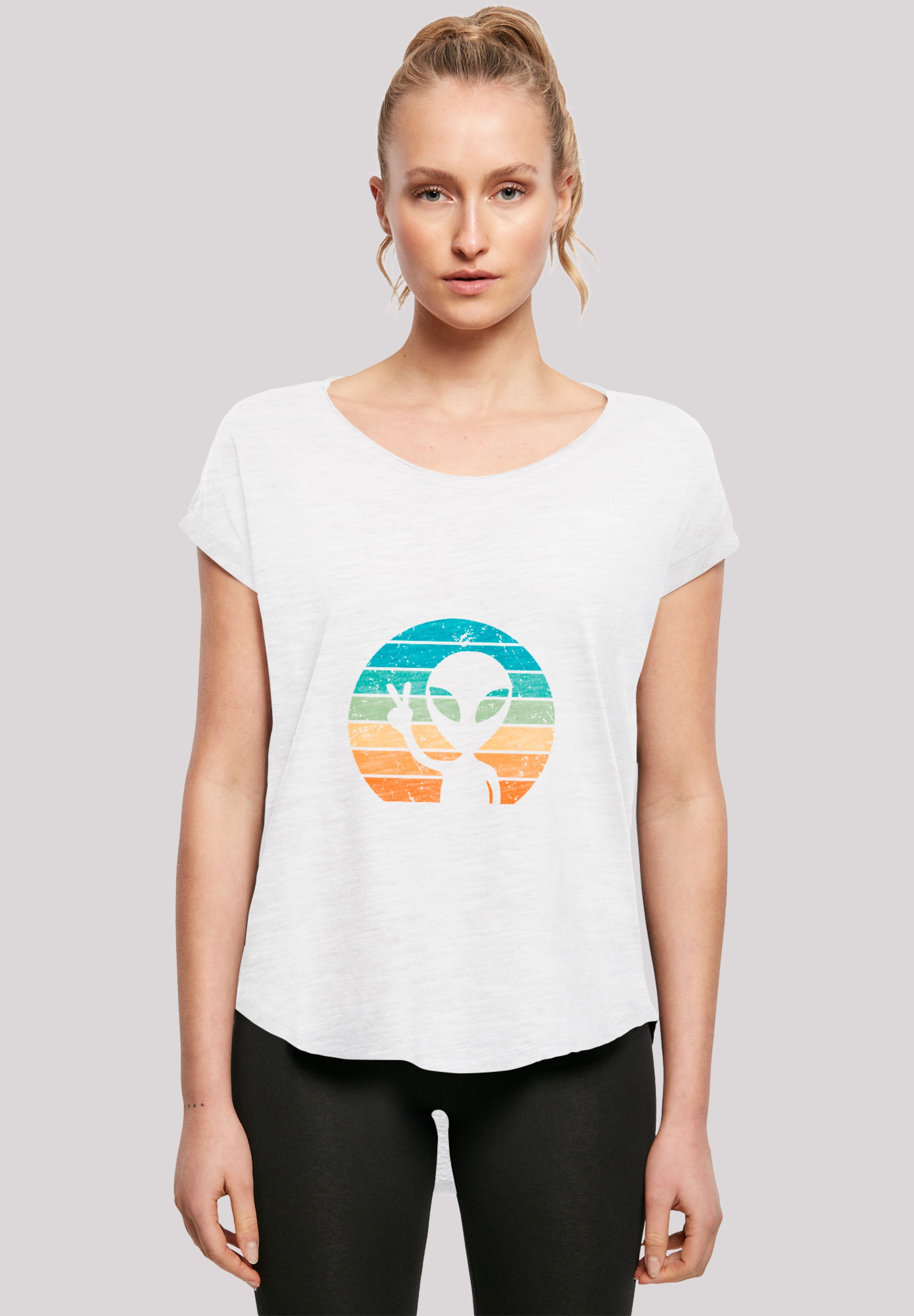 F4NT4STIC T-Shirt "Alien Piece Sonnenuntergang", Premium Qualität günstig online kaufen