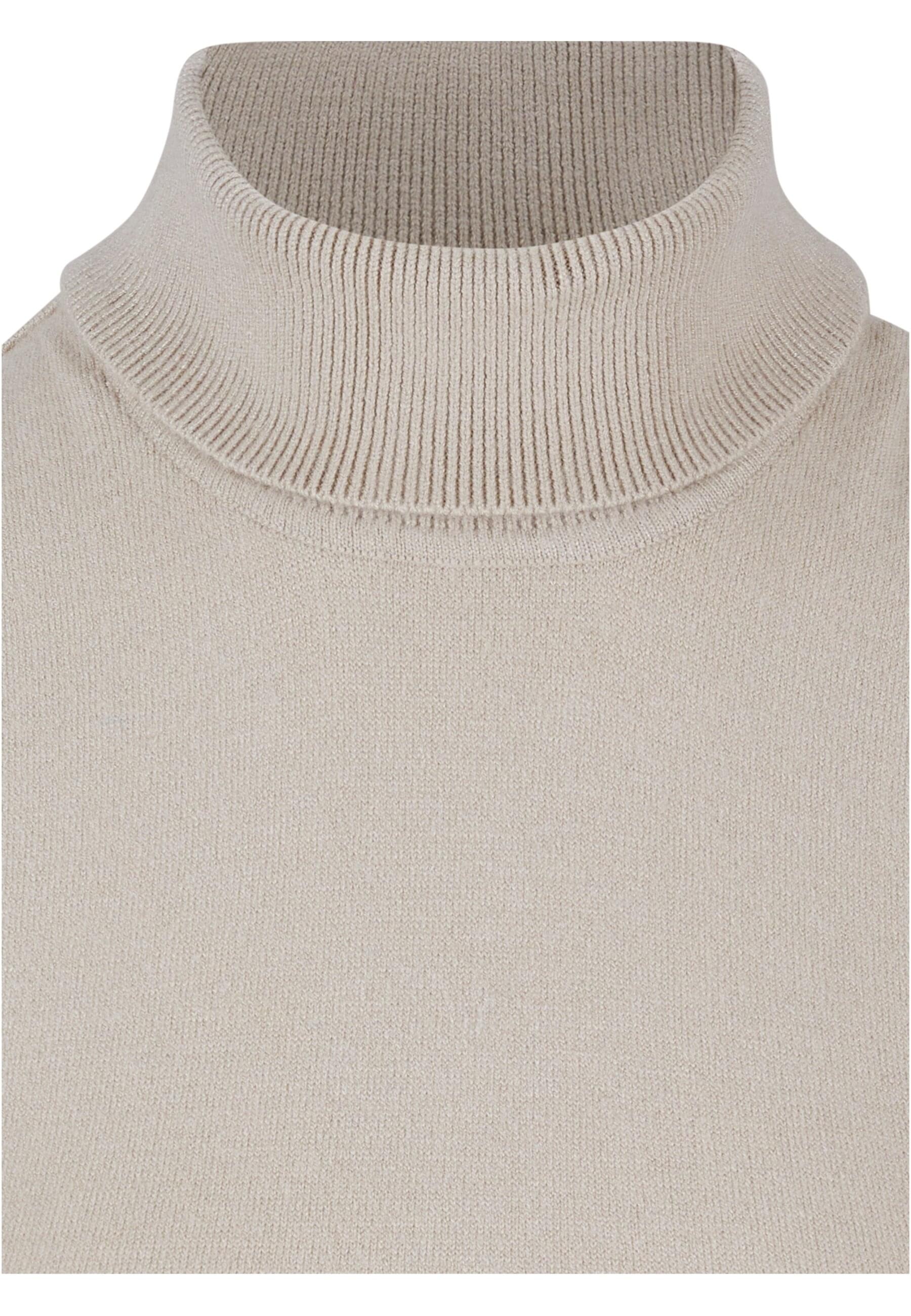 URBAN CLASSICS Shirtkleid »Urban Classics Damen Ladies Knitted Eco Viscose Turtleneck Dress«, (1 tlg.)