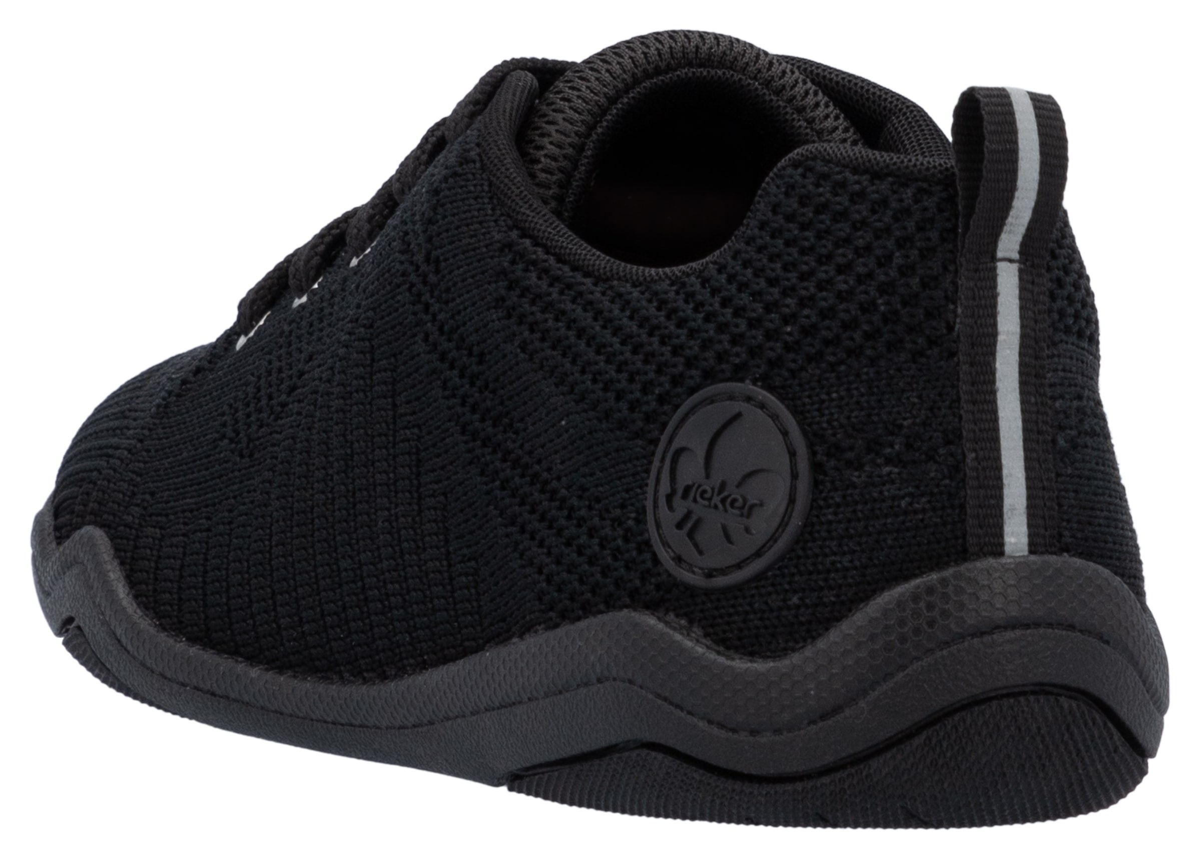 Rieker Sneaker, Barfußschuh, Schnürschuh, Halbschuh mit Schaftrandpolsterung