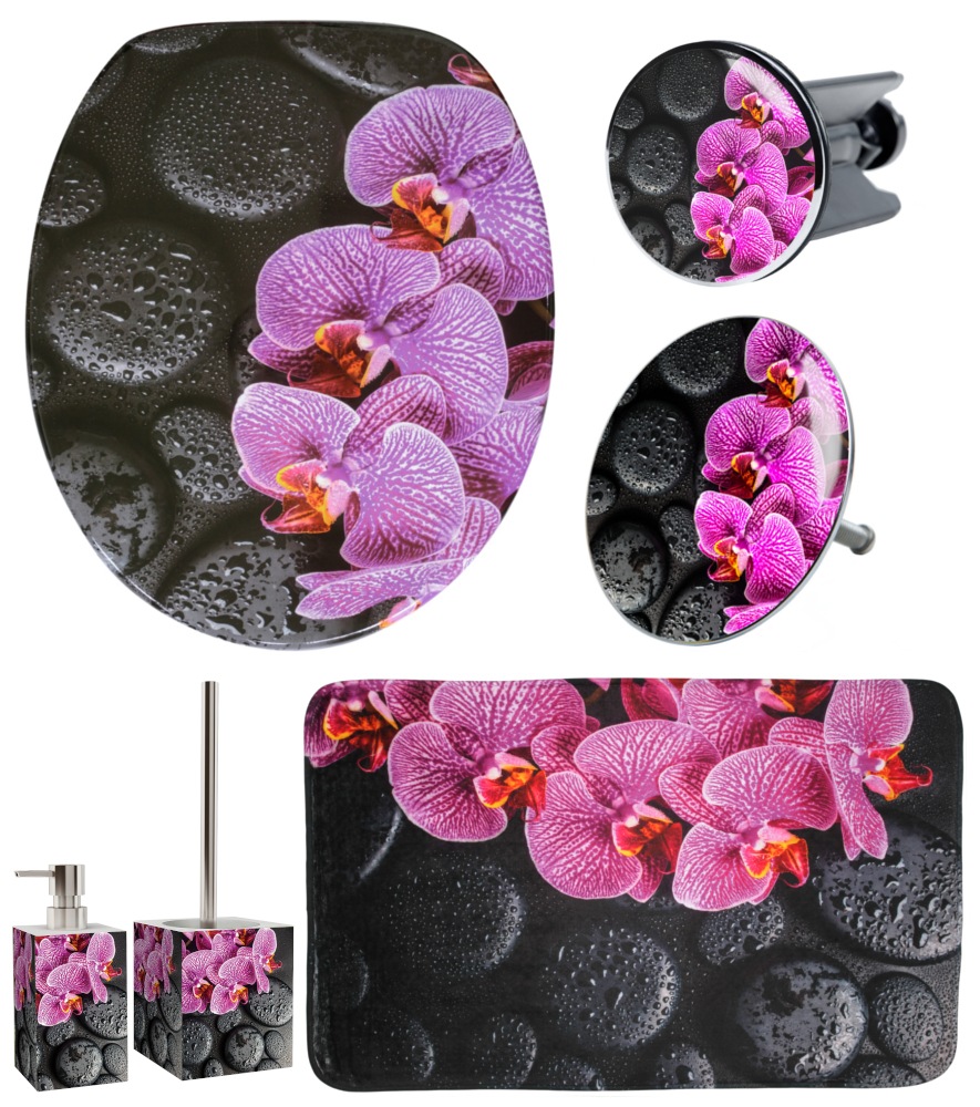 Sanilo Badaccessoire-Set "Madeira" bestehend aus WC-Sitz, Badteppich, Stöps günstig online kaufen