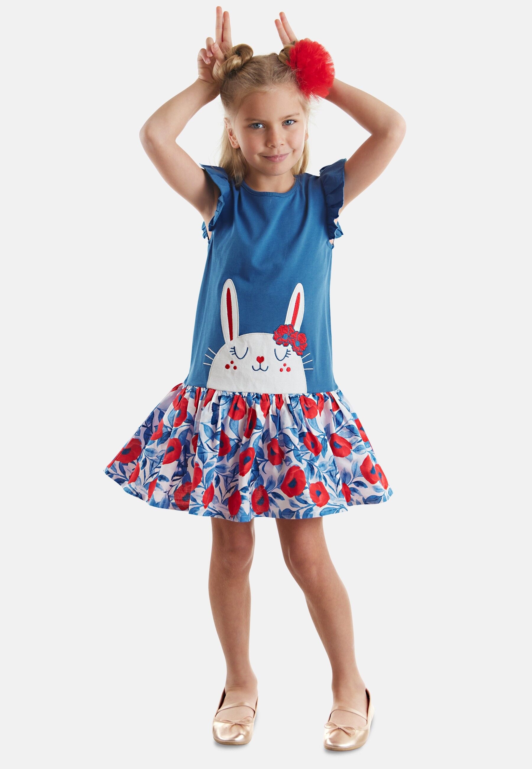 Shirtkleid »Cute Bunny«, mit Häschen-Applikation