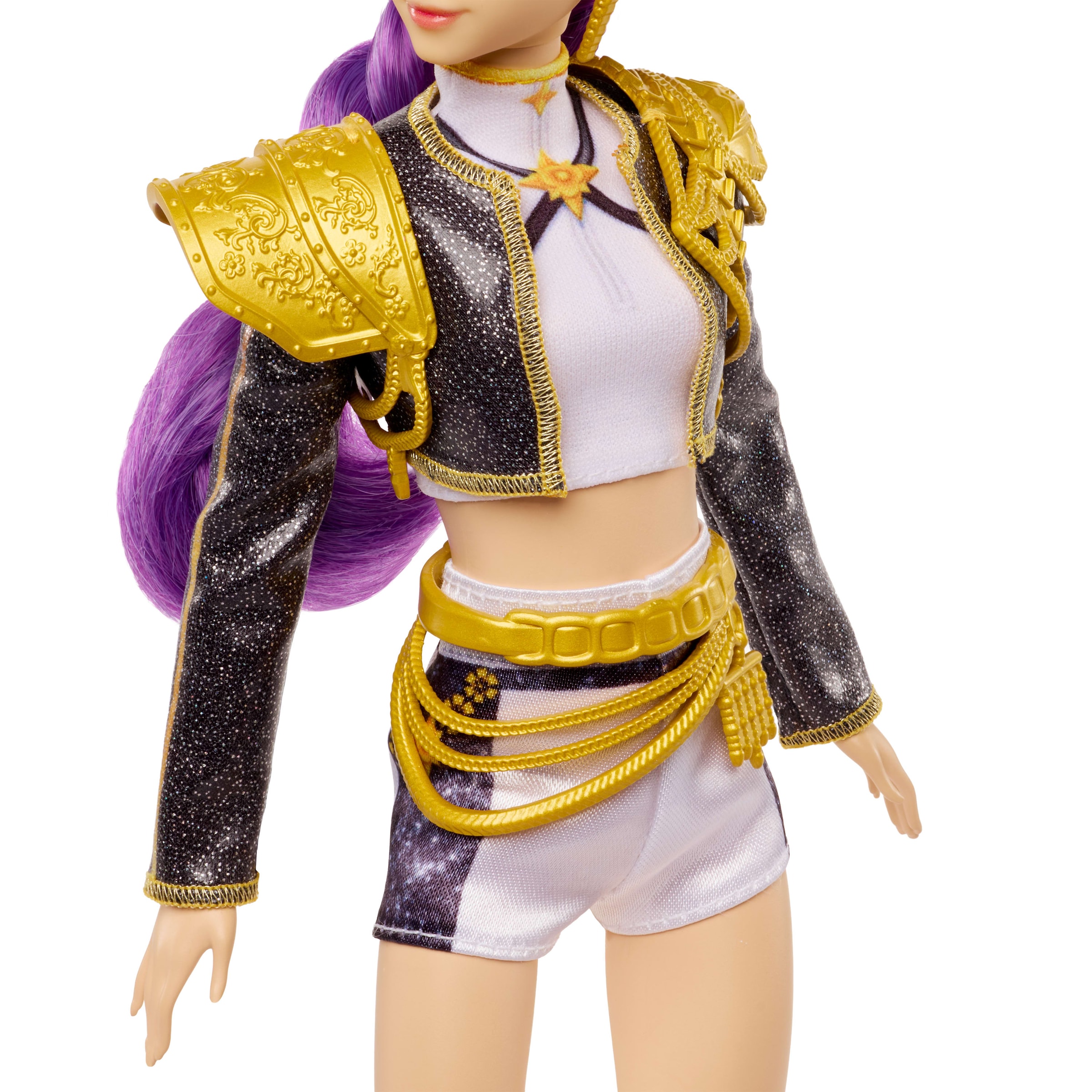 Mattel® Anziehpuppe »KPop Demon Hunters HUNTR/X Rumi „Golden“« singt den Song  „Golden“
