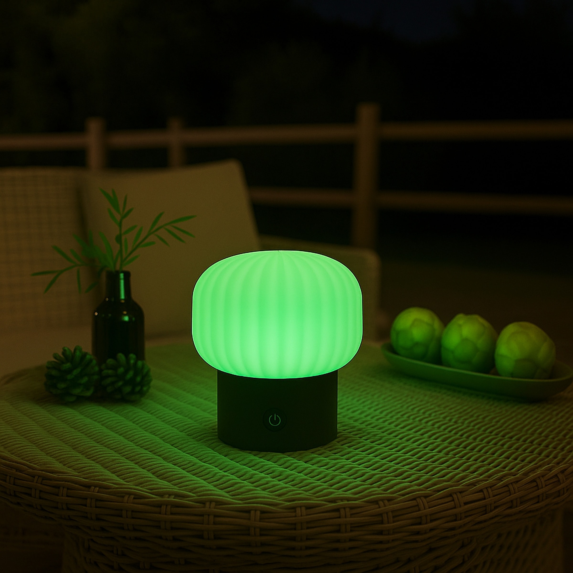 Brilliant LED Tischleuchte »Sarastro« LED-Modul 1 Stk. RGB | Warmweiß Akku Leuchte, 280 lm, 2700 K, RGB, dimmbar, Wireless Charging