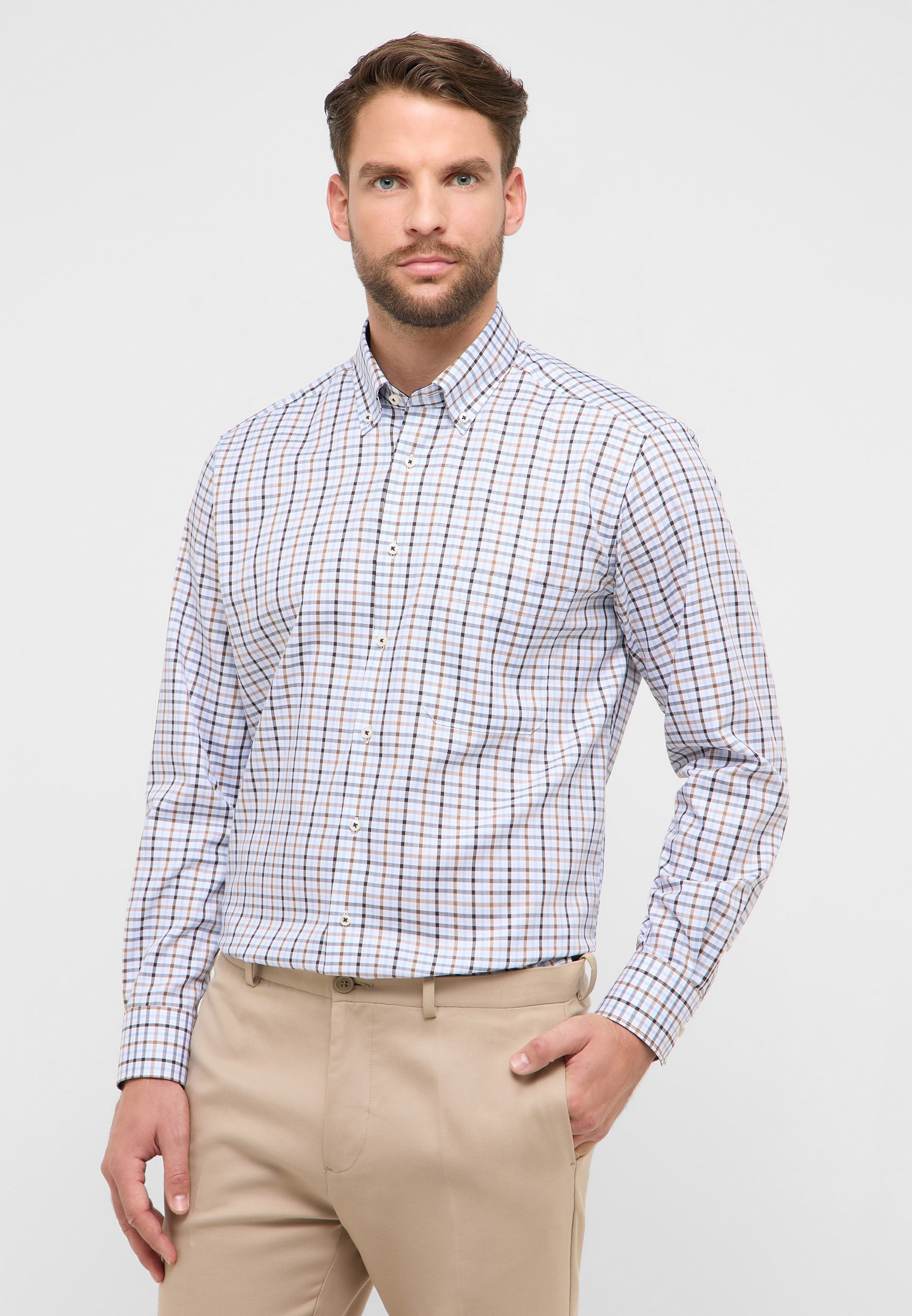 Eterna Langarmhemd "COMFORT FIT" NON IRON (bügelfrei) günstig online kaufen