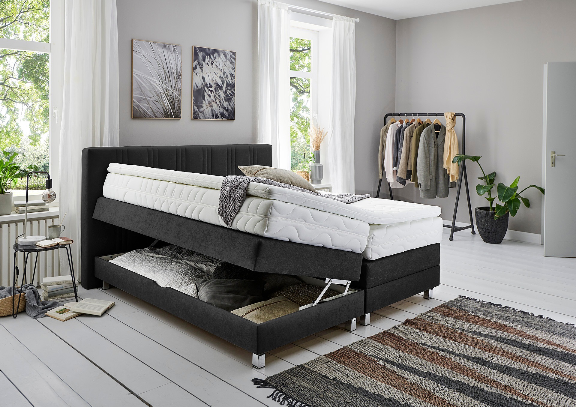 Thumbnail - Westfalia Schlafkomfort Boxspringbett, wahlweise mit Bettkasten und Topper