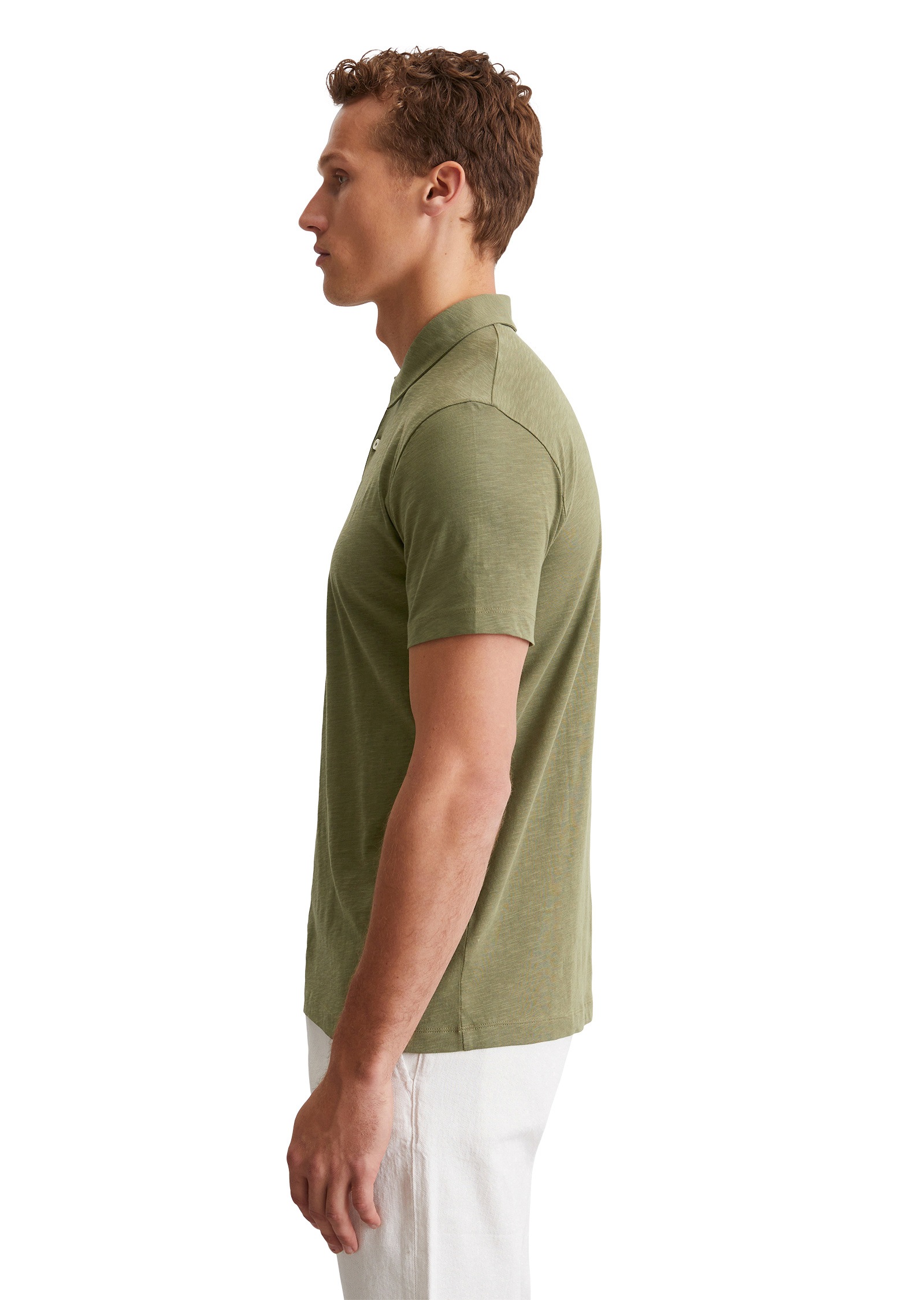 Marc O'Polo Poloshirt »in softer Slub-Jersey-Qualität«
