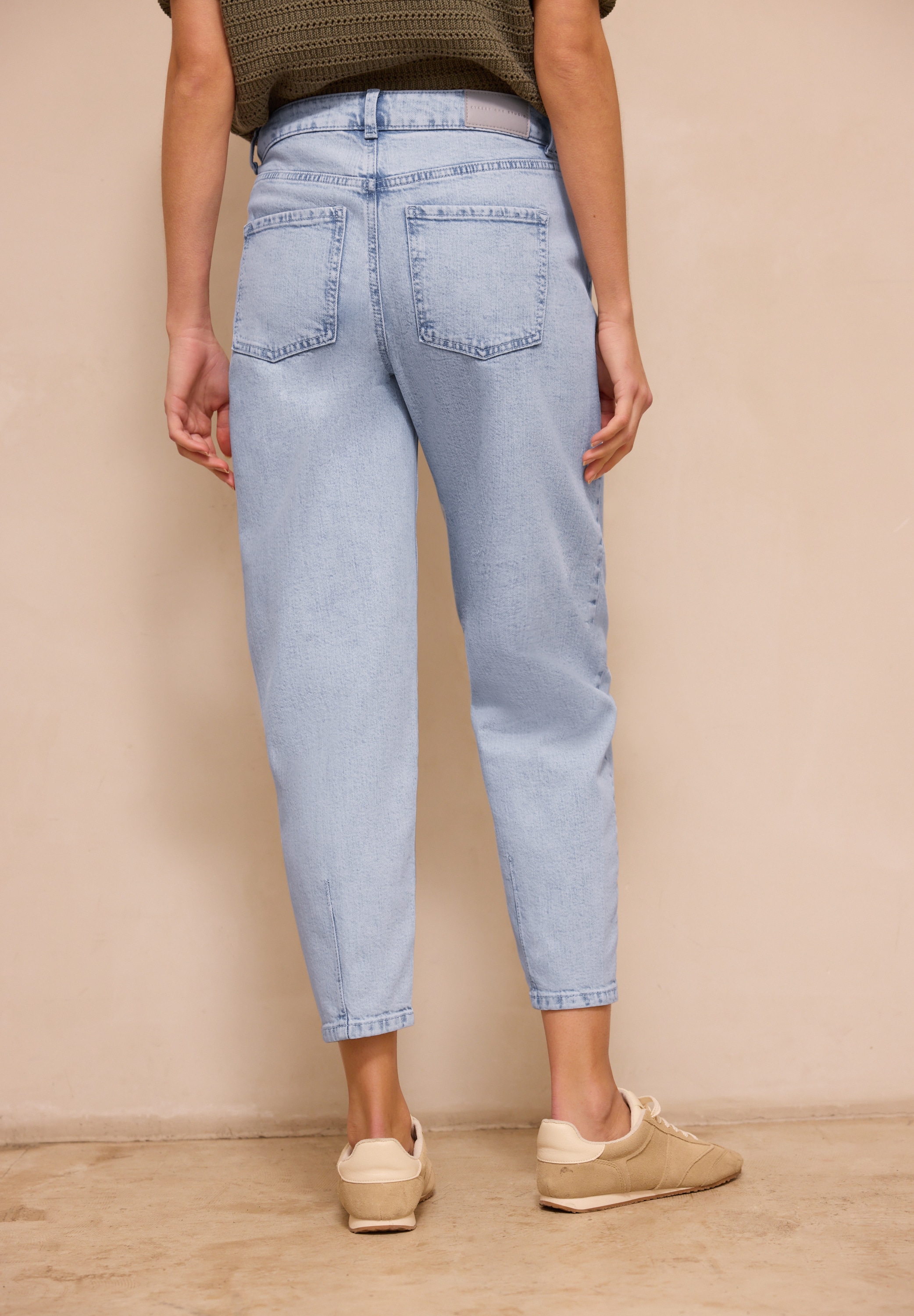 STREET ONE STUDIO Loose-fit-Jeans aus Baumwolle mit Stretchanteil günstig online kaufen