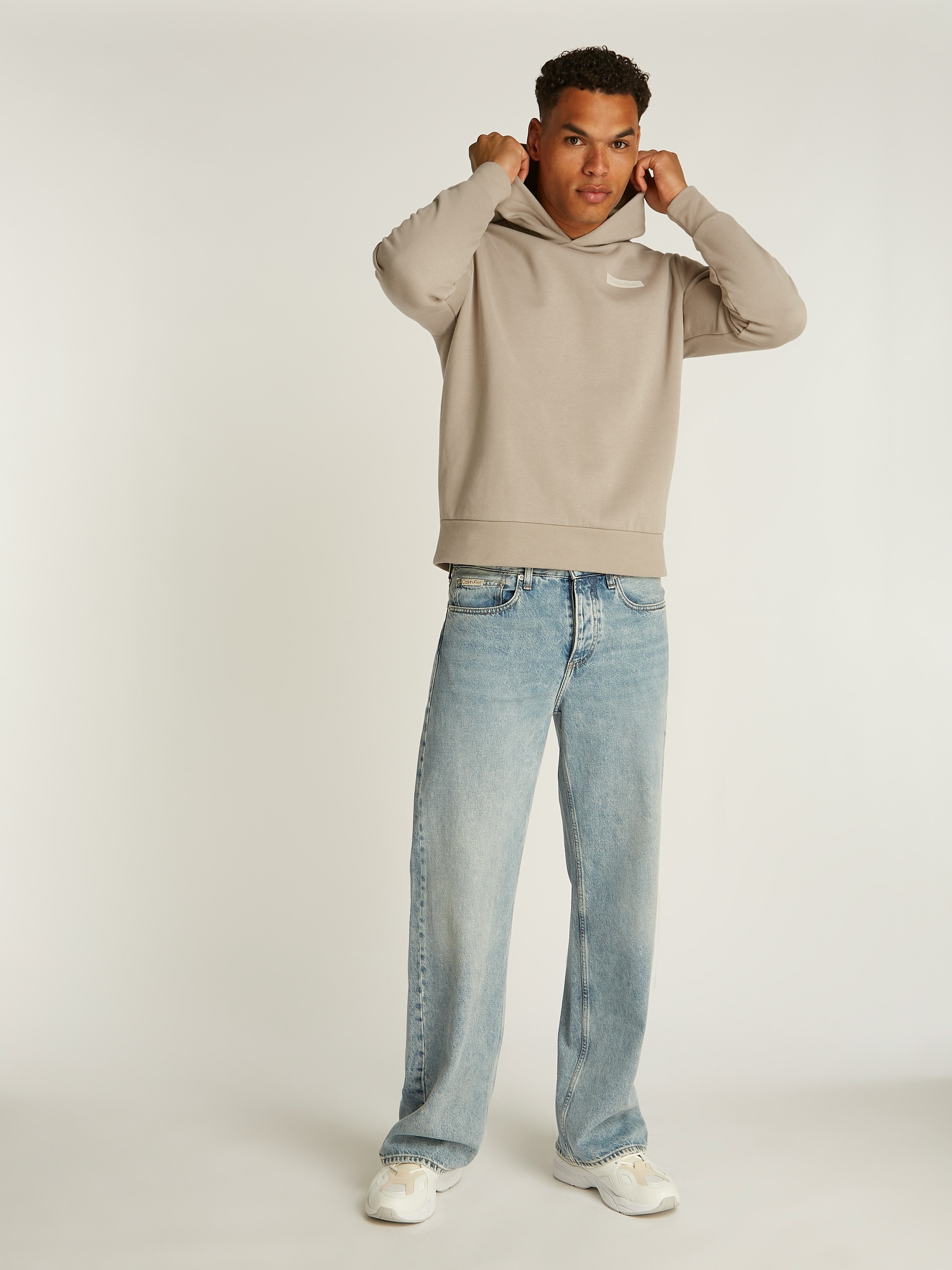 Calvin Klein Sweatshirt »STACKED COLOR BLOCK BACK HOODIE«, mit Logoprint