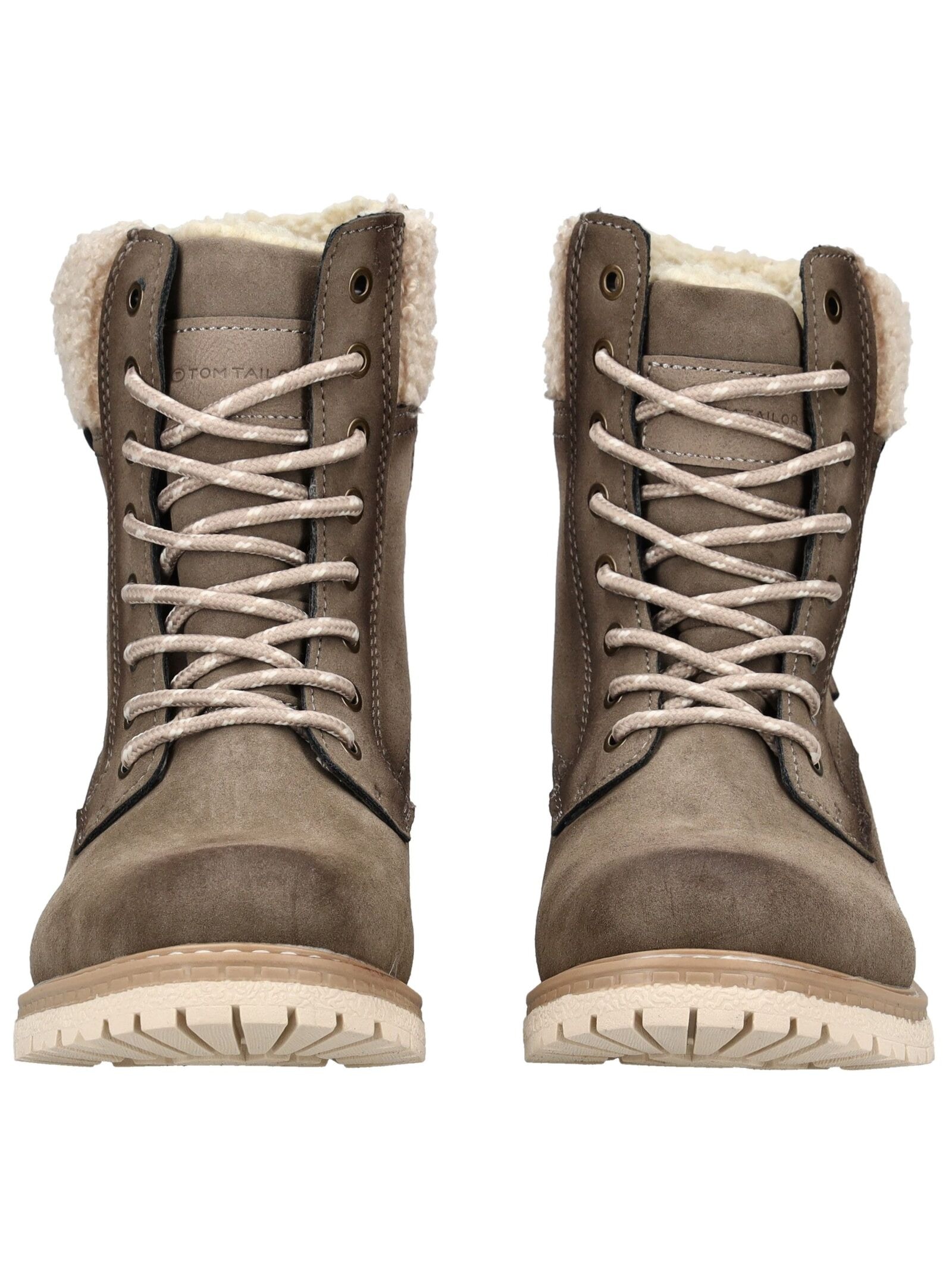 TOM TAILOR Schnürstiefelette »Tom Tailor Stiefelette Lederimitat/Textil«