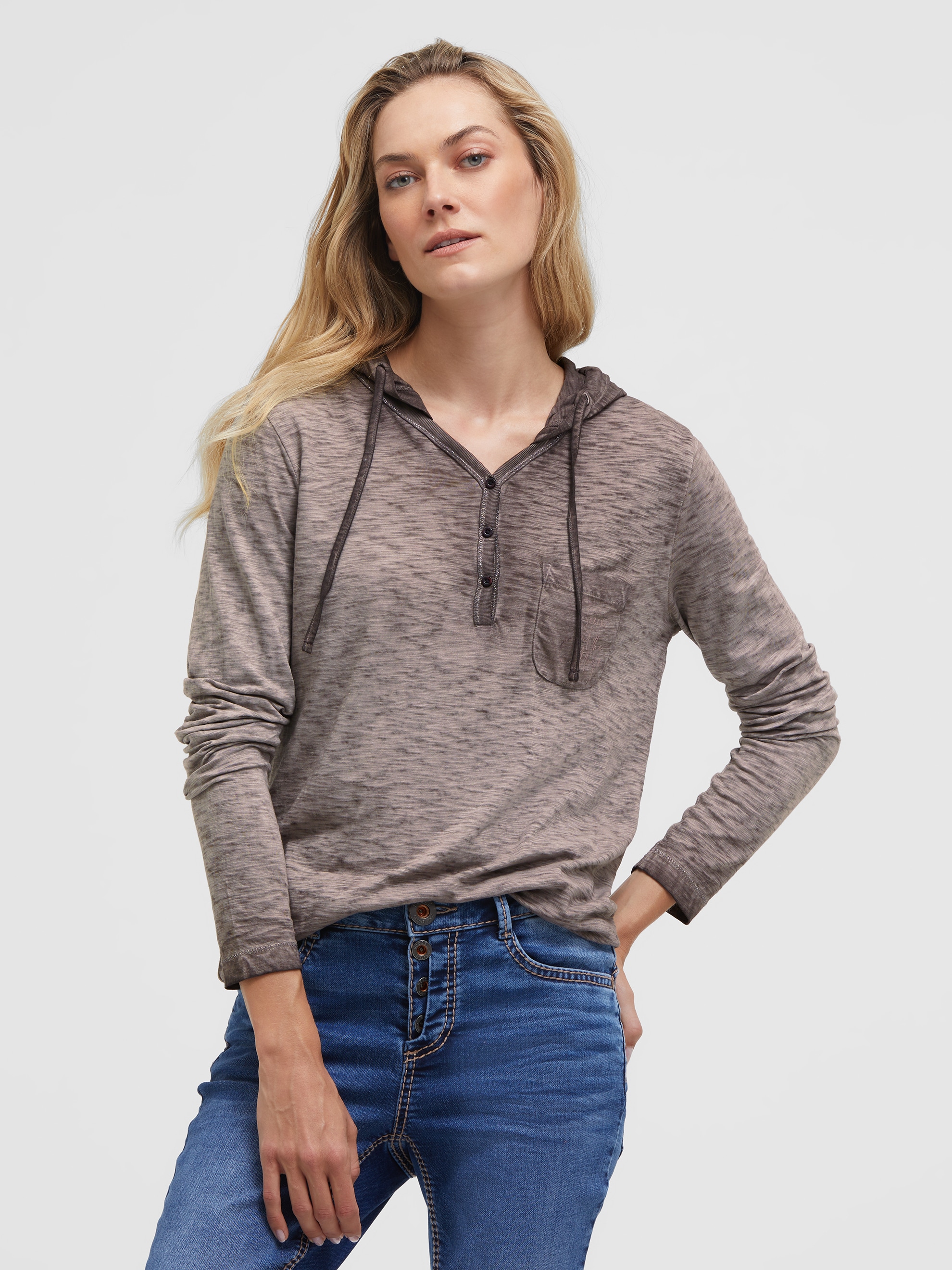 SOCCX Kapuzenshirt mit Brusttasche