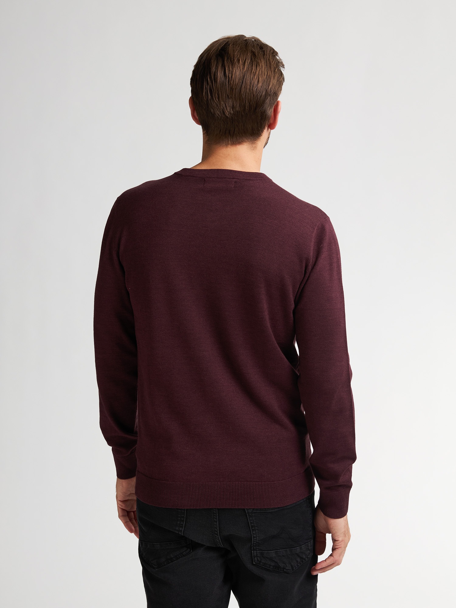 Petrol Industries V-Ausschnitt-Pullover "V-Neck Basi" Materialmix mit Baumw günstig online kaufen