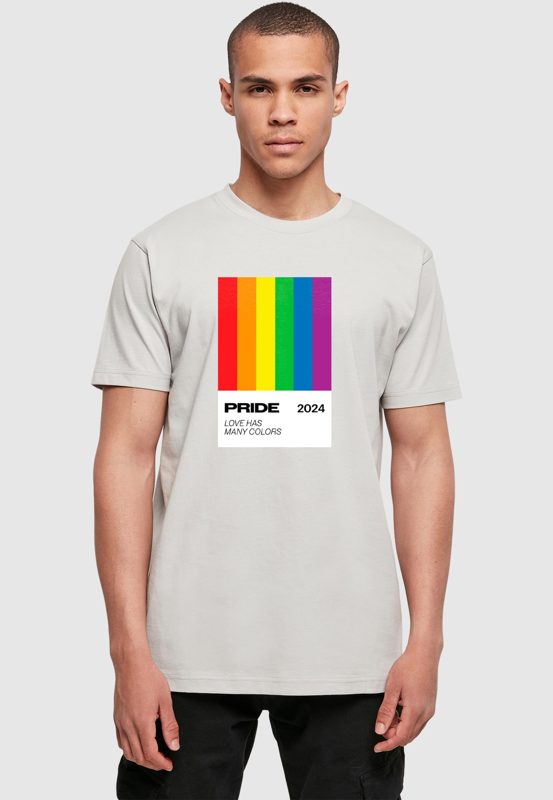 MisterTee T-Shirt »MisterTee Many Colors Pride Tee«, (1 tlg.)