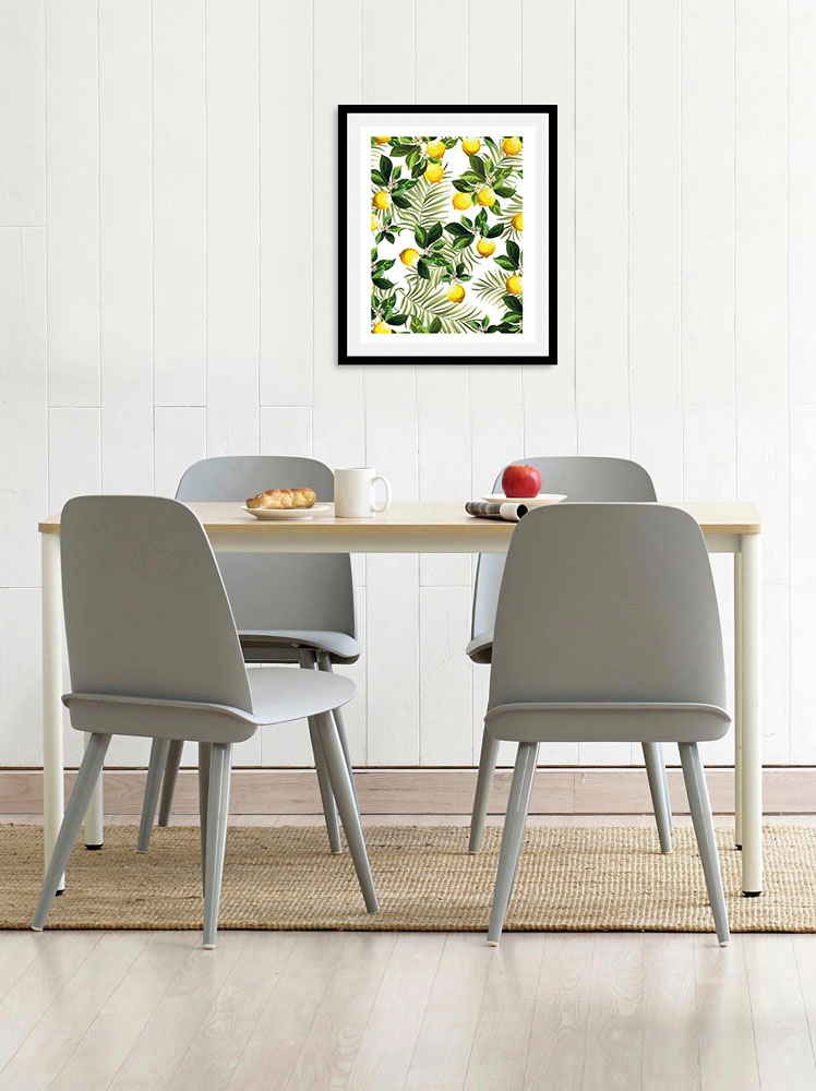 queence Bild "Lemons", Obst-Obst Bilder-Essen-Lebensmittel-Kunst, (1 St.), günstig online kaufen