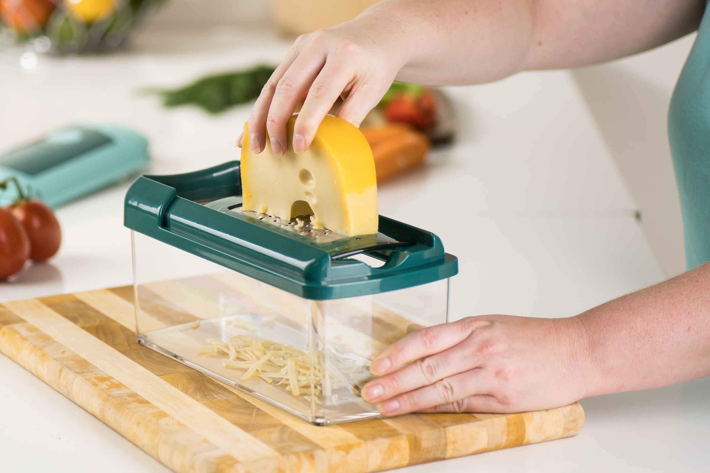 Genius Zerkleinerer »Genius Nicer Dicer Fusion 16-tlg., mit Julietti Spiralschneider«, ideal für die Zubereitung von Speisen, Hauptgerichten und Desserts