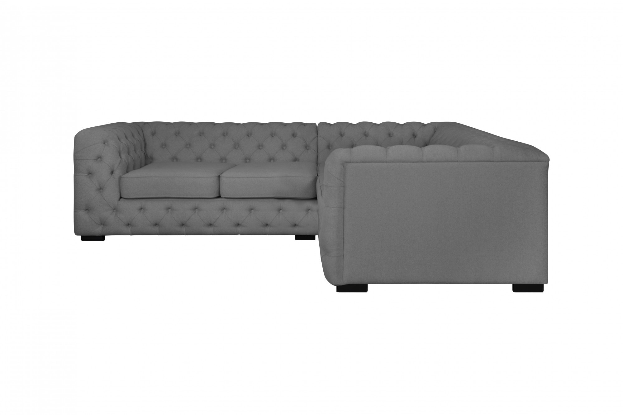 Guido Maria Kretschmer Home&Living Chesterfield-Sofa »KALINA L-Form«, hochwertige Chesterfield-Ausführung, sehr hochwertige Verarbeitung