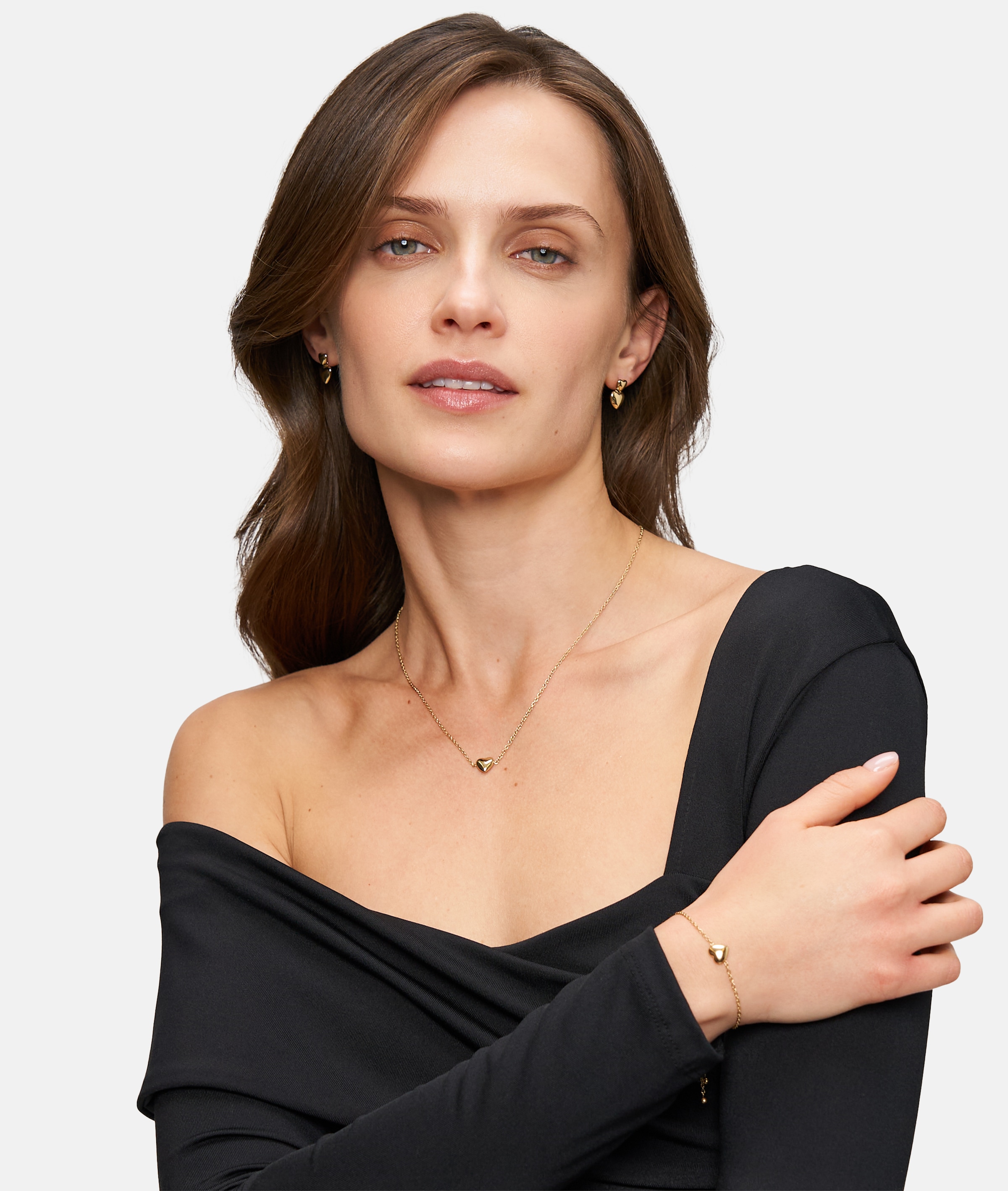 Tamaris Paar Ohrstecker »Schmuck Geschenk Edelstahl Ohrringe Bold Hearts Herz«